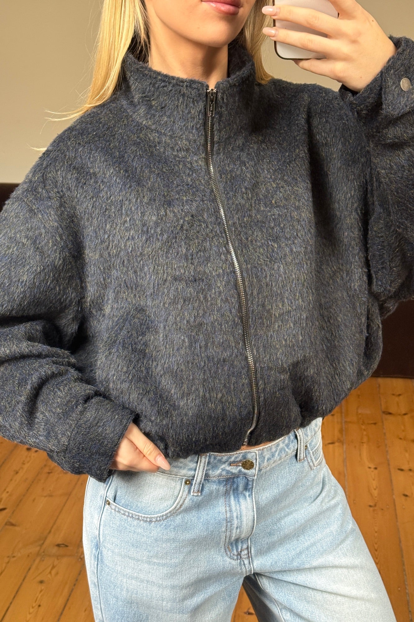 Preslie Bomber Deep Ocean