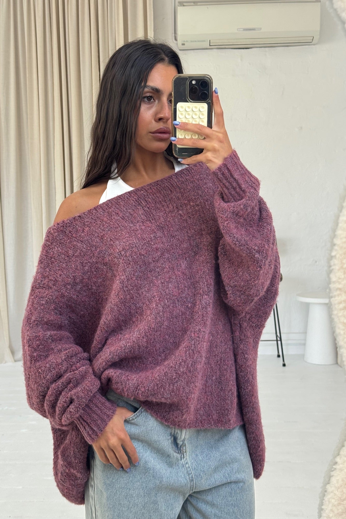 Louise Knit Wine