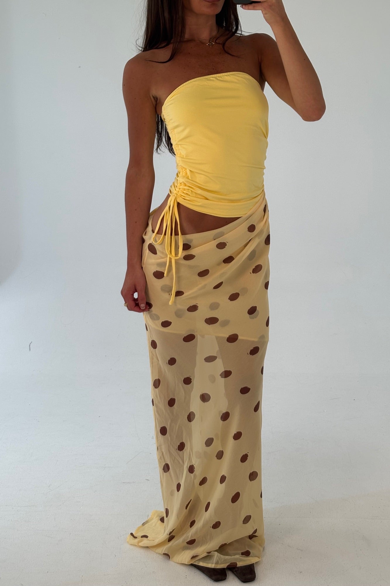 Bella Maxi Dress Lemon