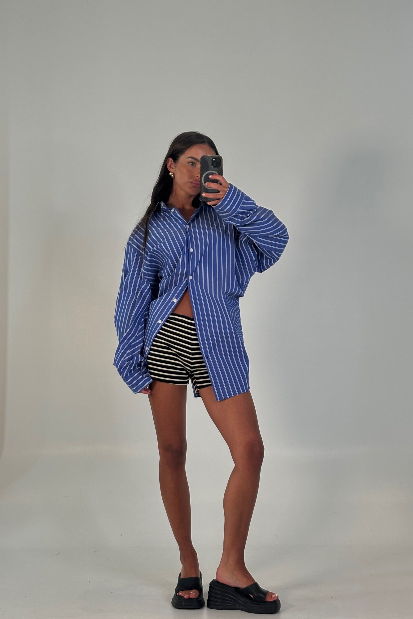 Sia Shirt Dark Blue