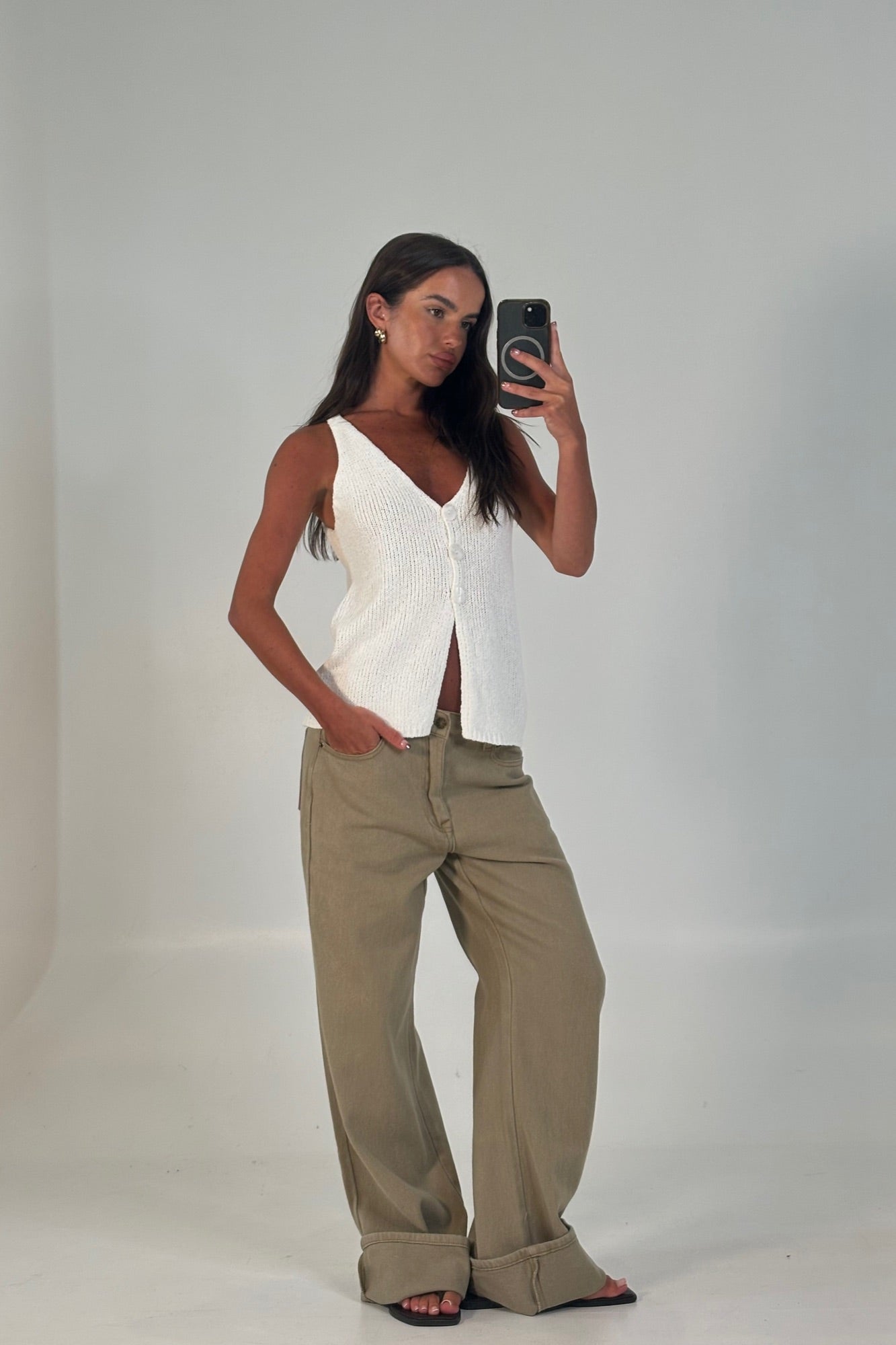 Stacey Top White