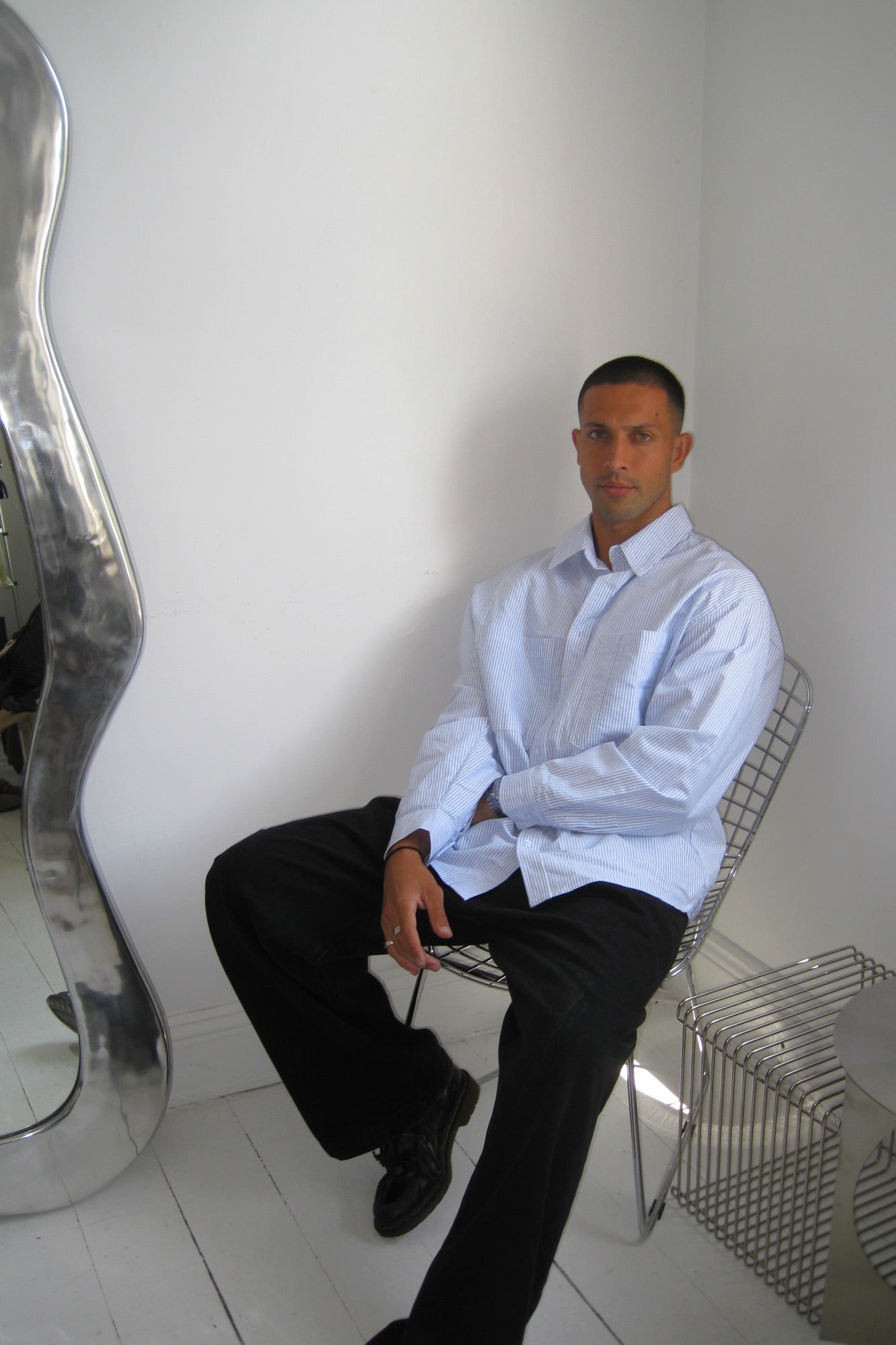 NTH Shirt Stripe Blue