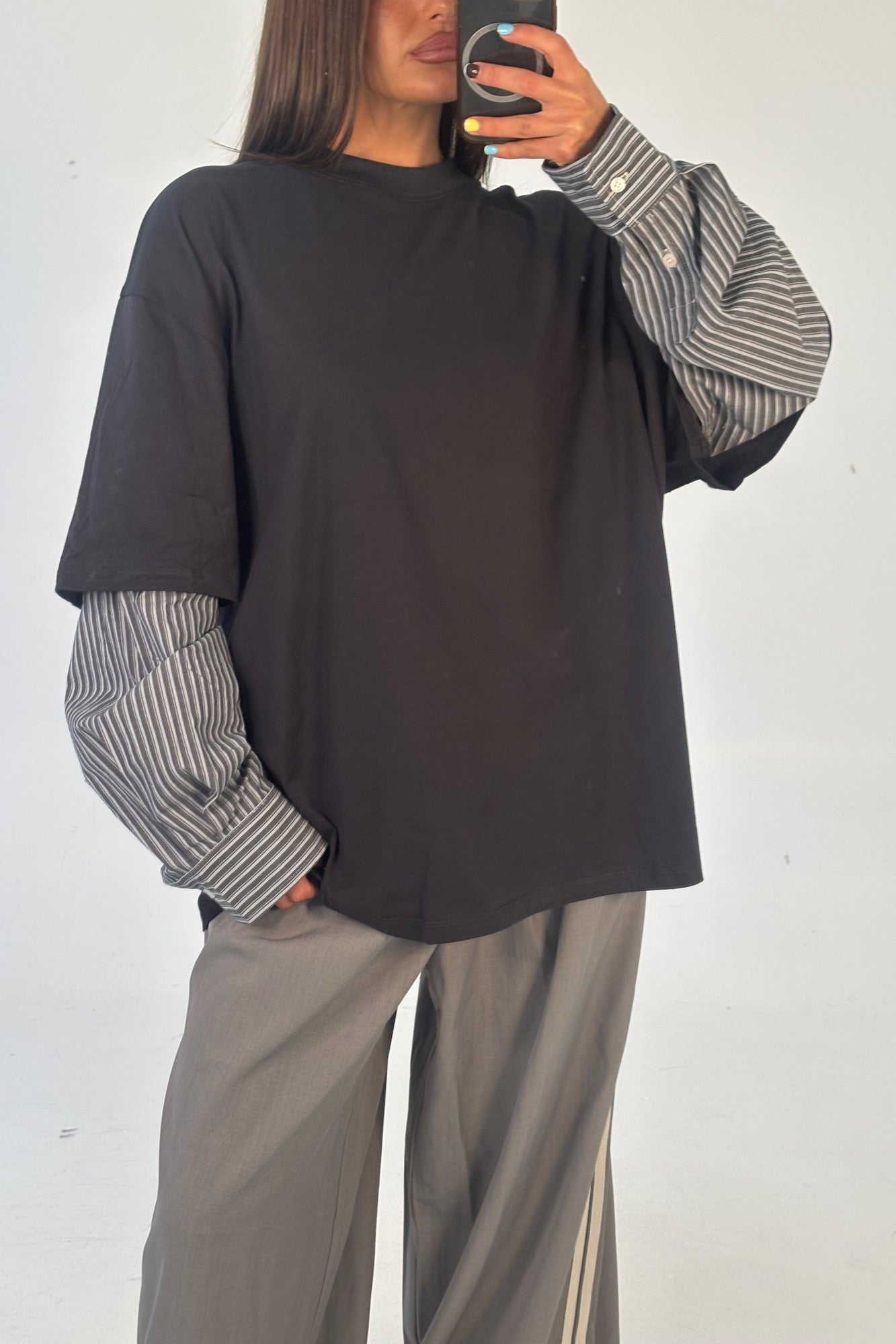 Bottega Shirt Charcoal