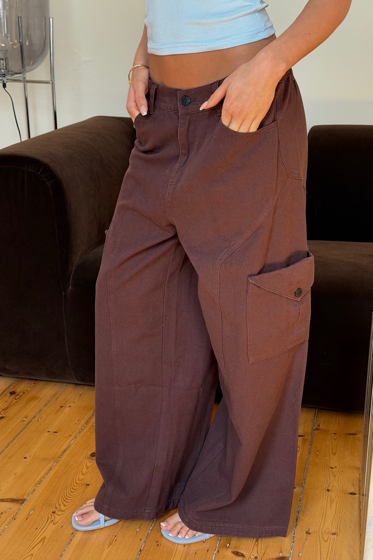 Annie Cargo Pant Chocolate