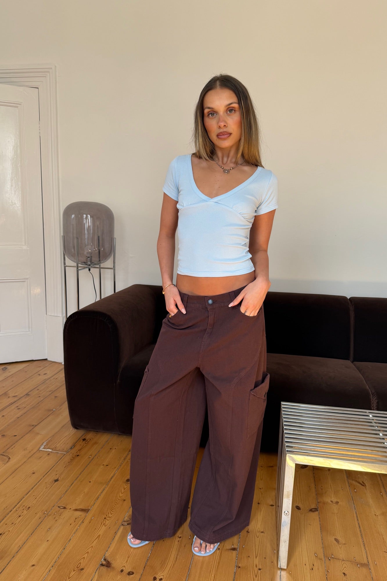 Amora Basic Crop Sky