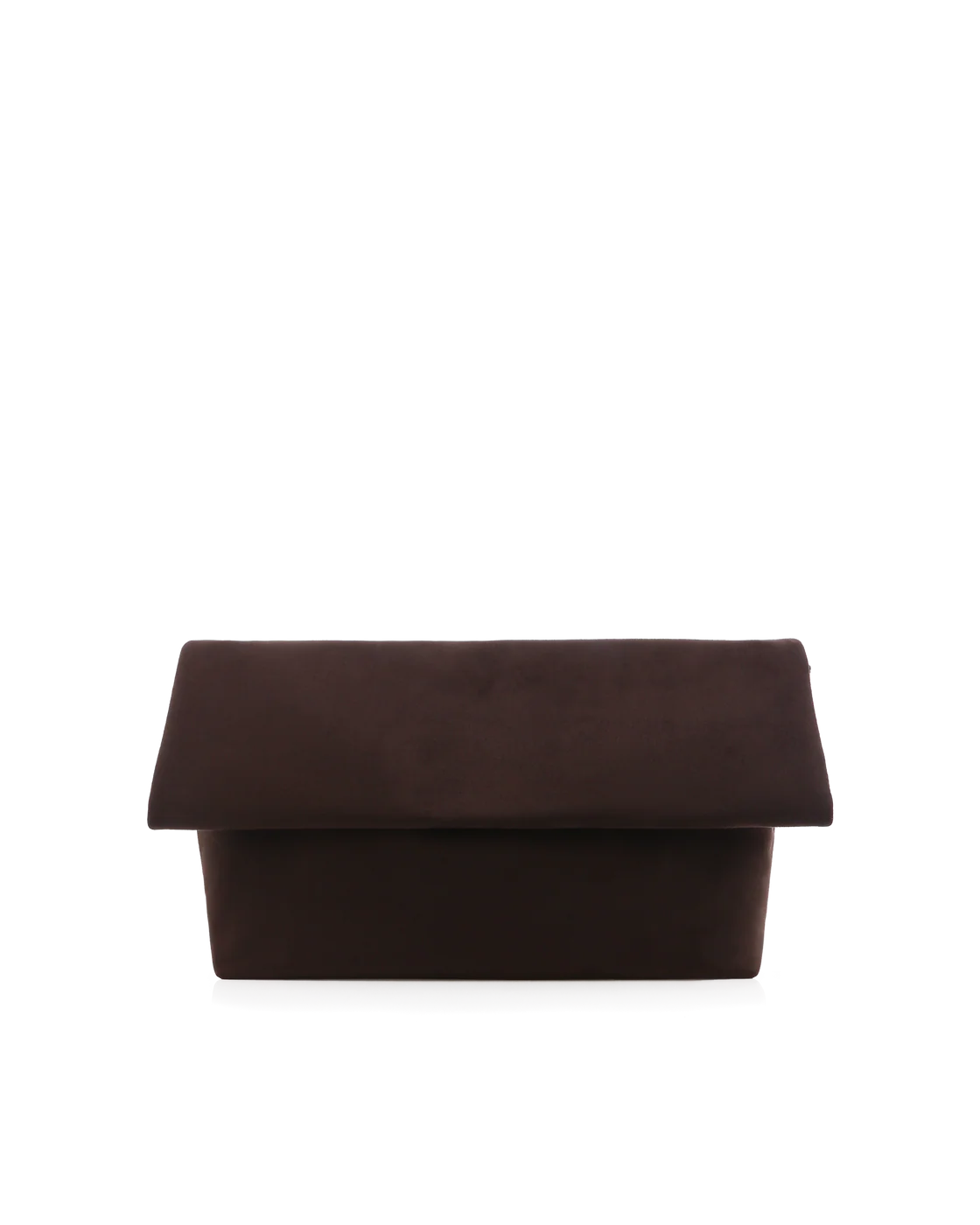 Rylee Clutch Bag Dark Cacao Suede