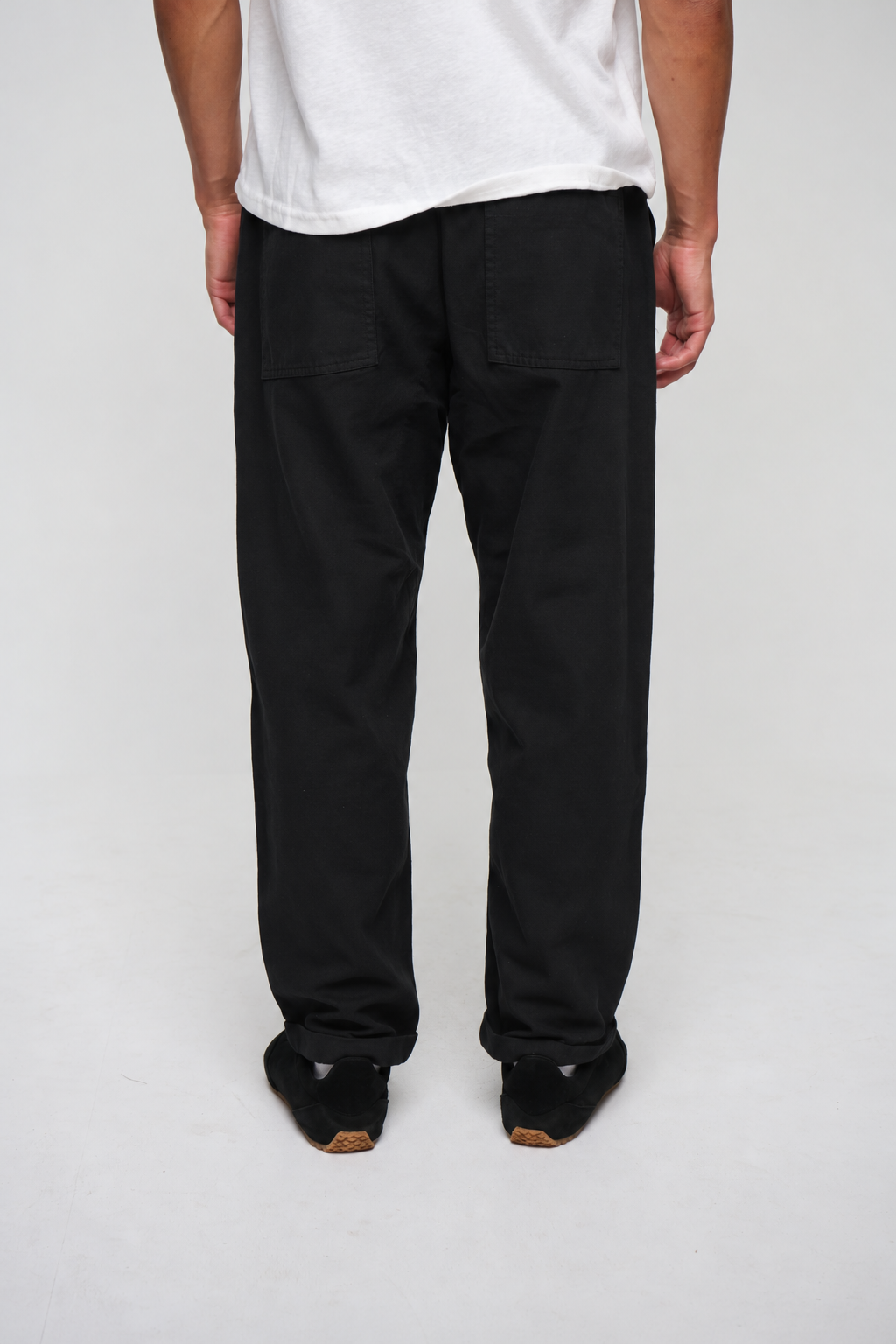 Simon Baggy Pleat Pant Black