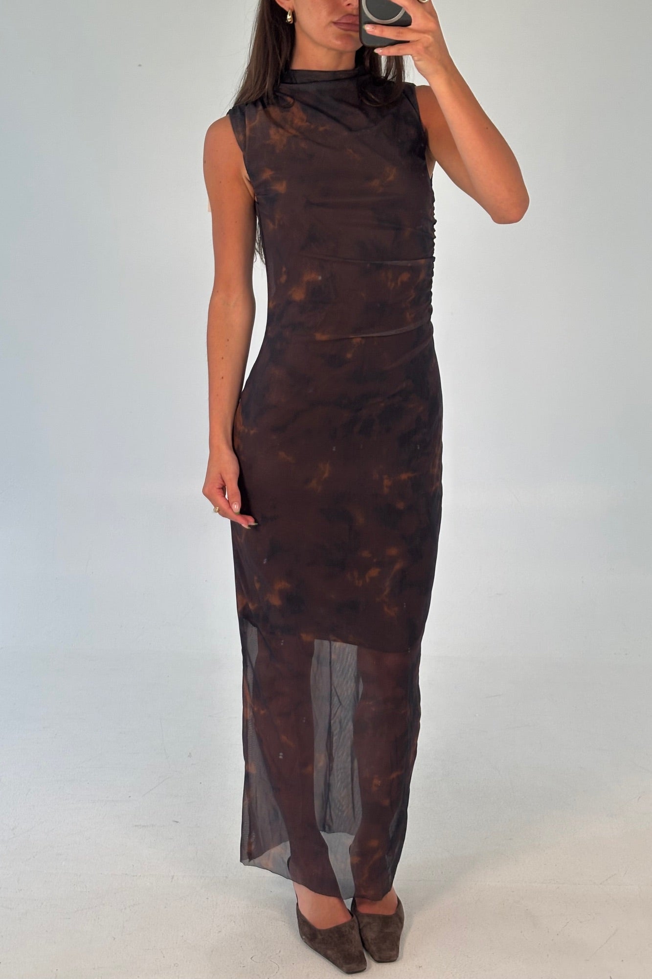 Arnica Maxi Dress Brown