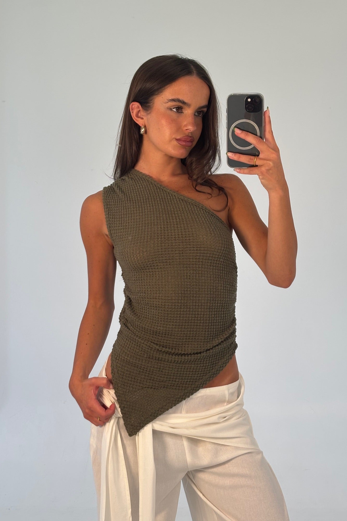 Hudson Top Olive