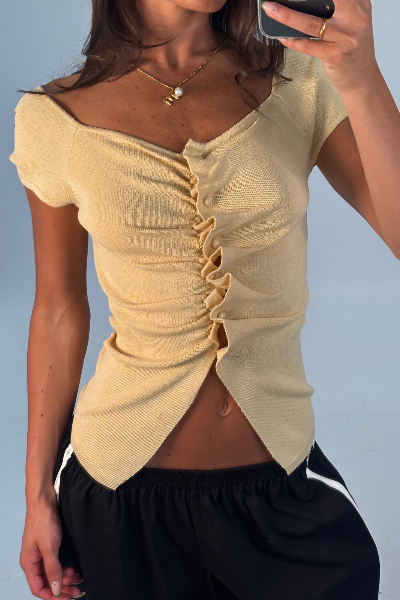 Lilly Button Up Butter