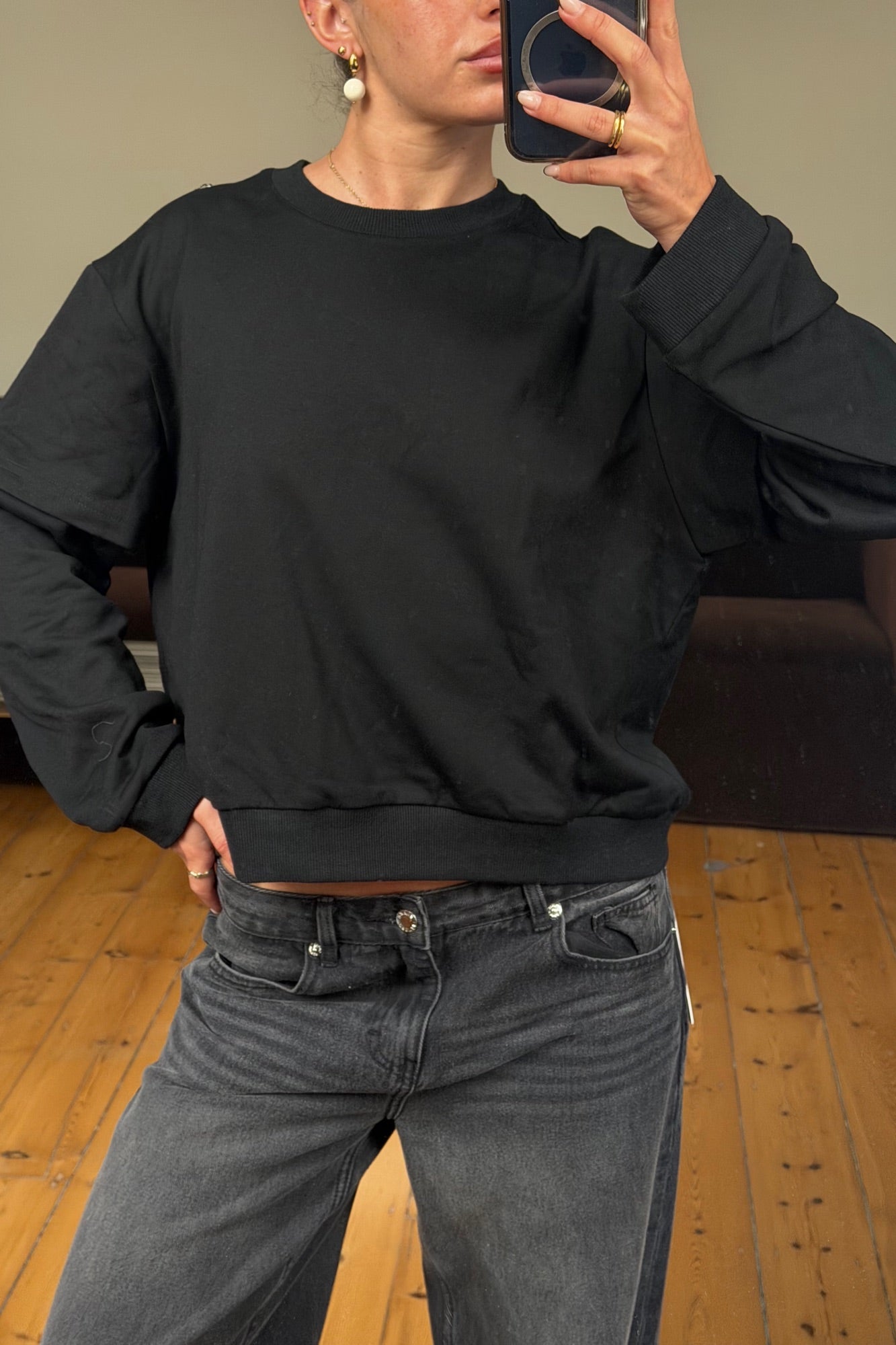 Jazmin Long Sleeve Black