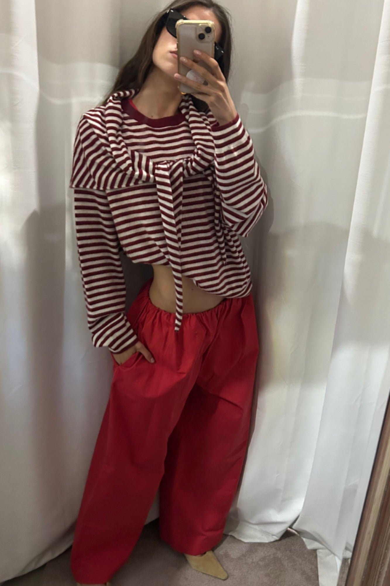 Tidekiss Pant Crimson
