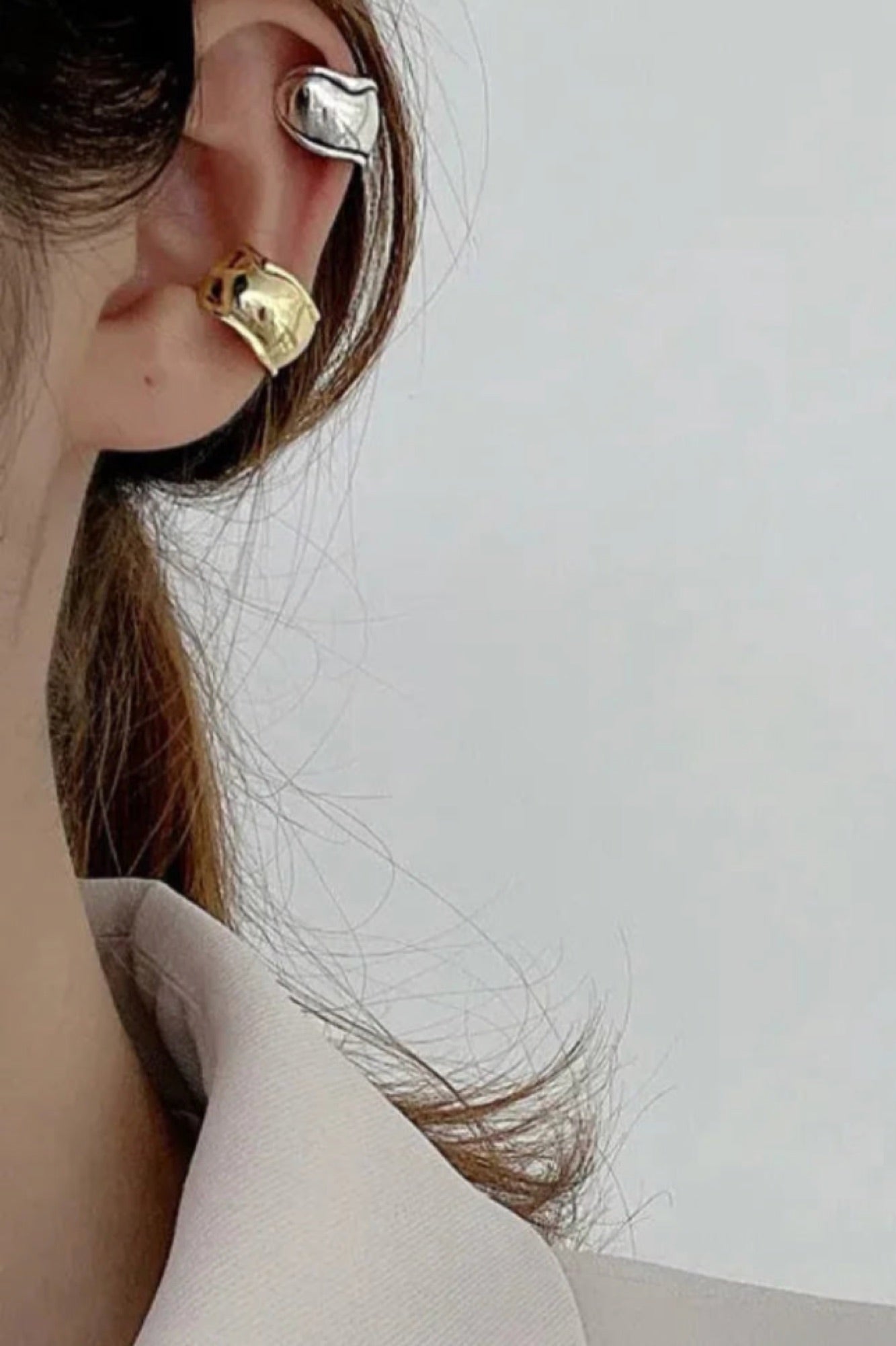 Mila Ear Cuff Silver - FINAL SALE