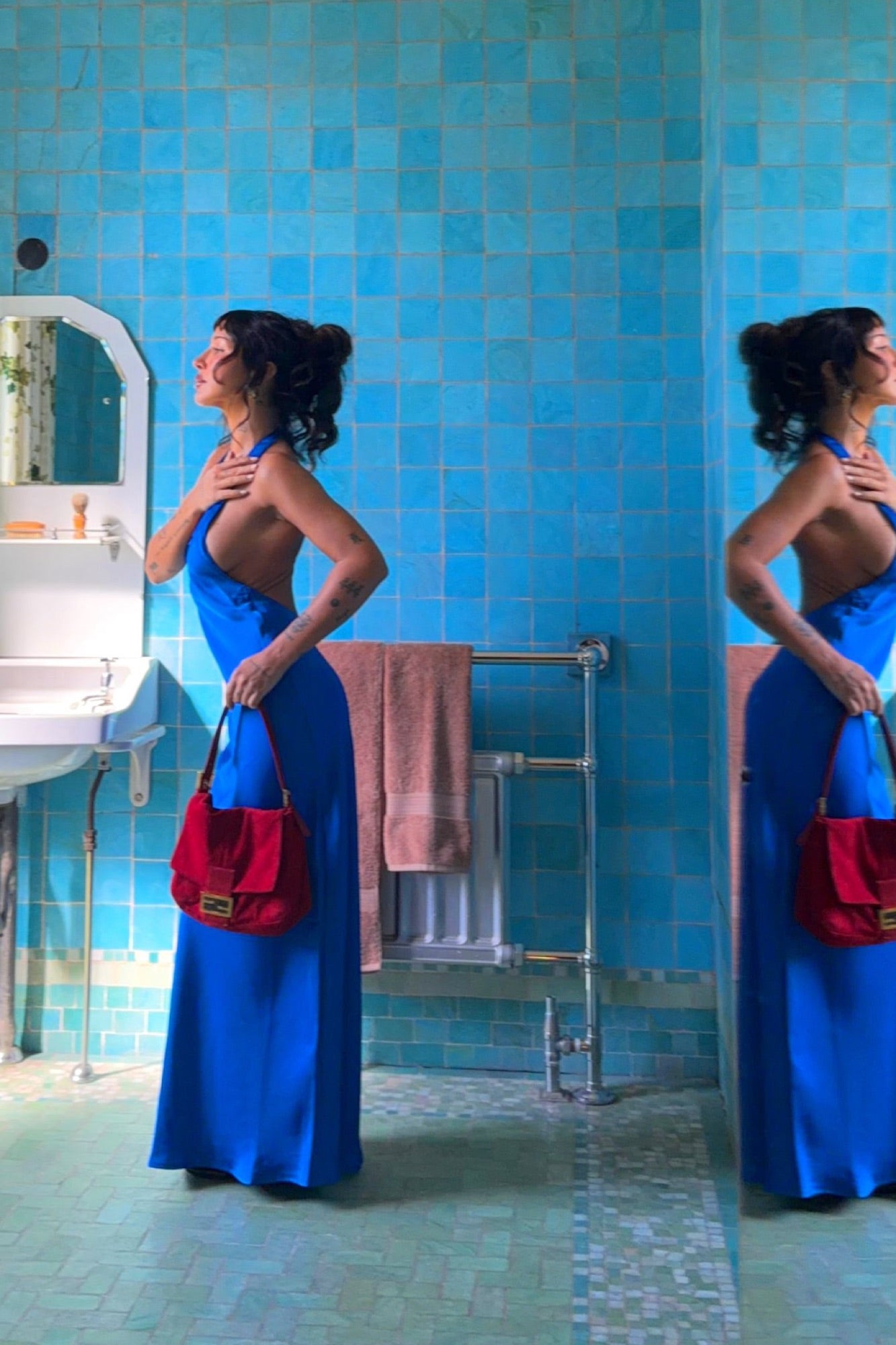 Bare Maxi Dress Royal Blue