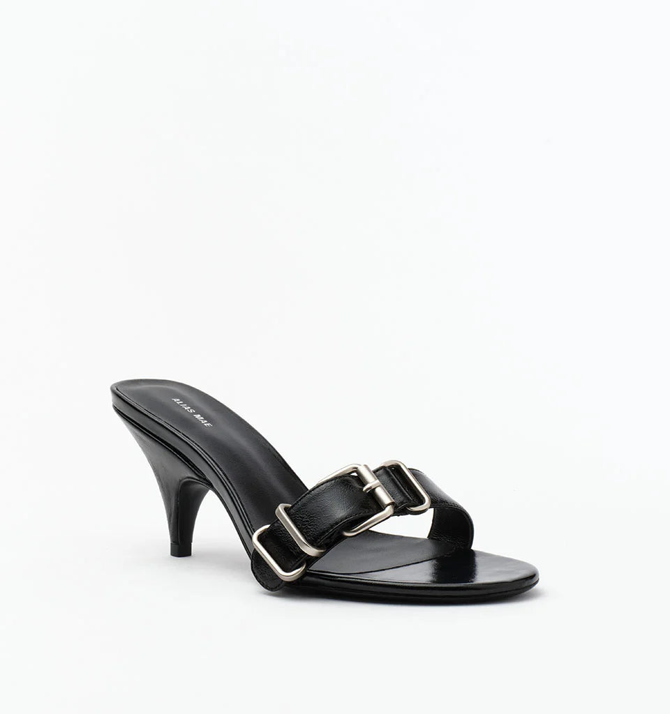 Alias Mae Serah Black Oily Crinkle Leather