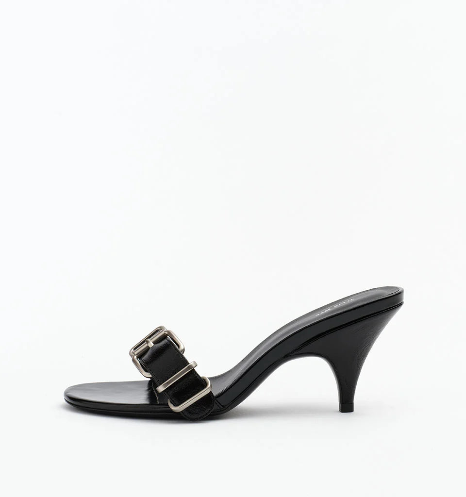 Alias Mae Serah Black Oily Crinkle Leather