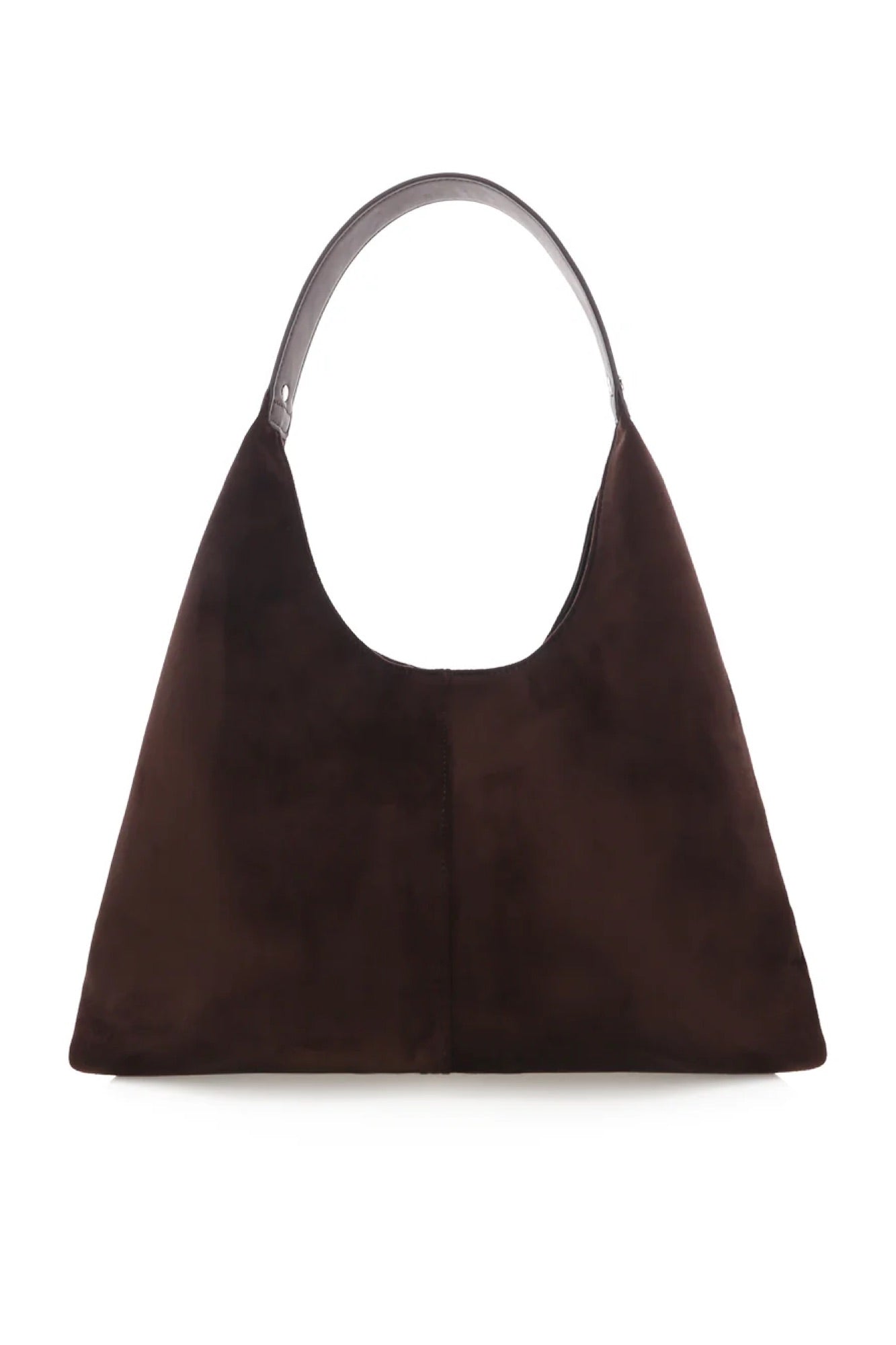 Tammy Shoulder Bag Chocolate Suede