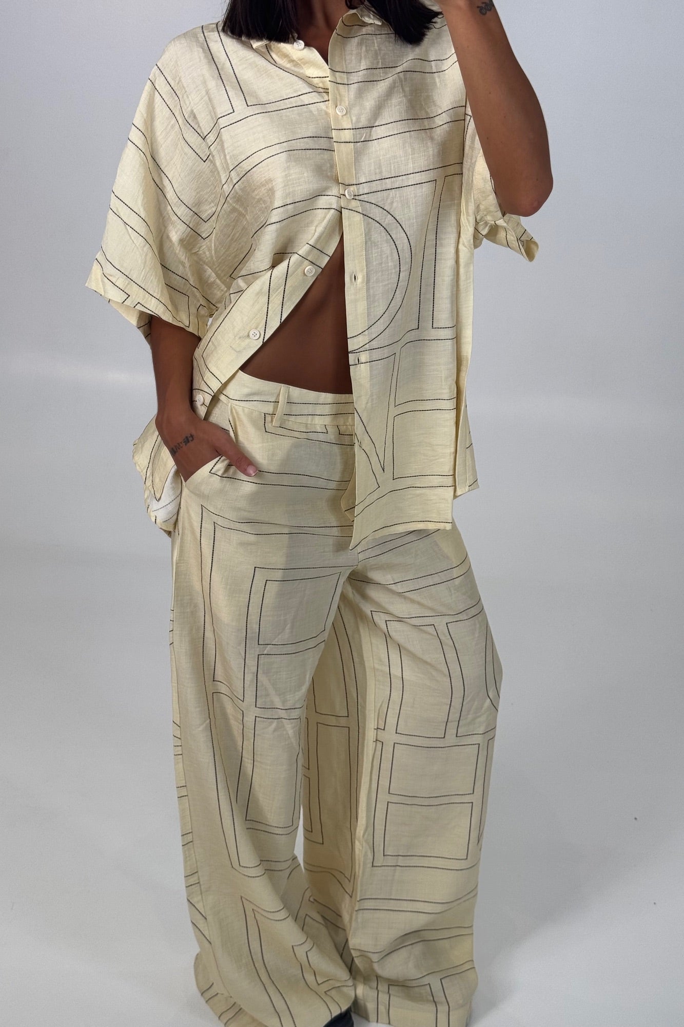 Tassie Pant Cream - FINAL SALE