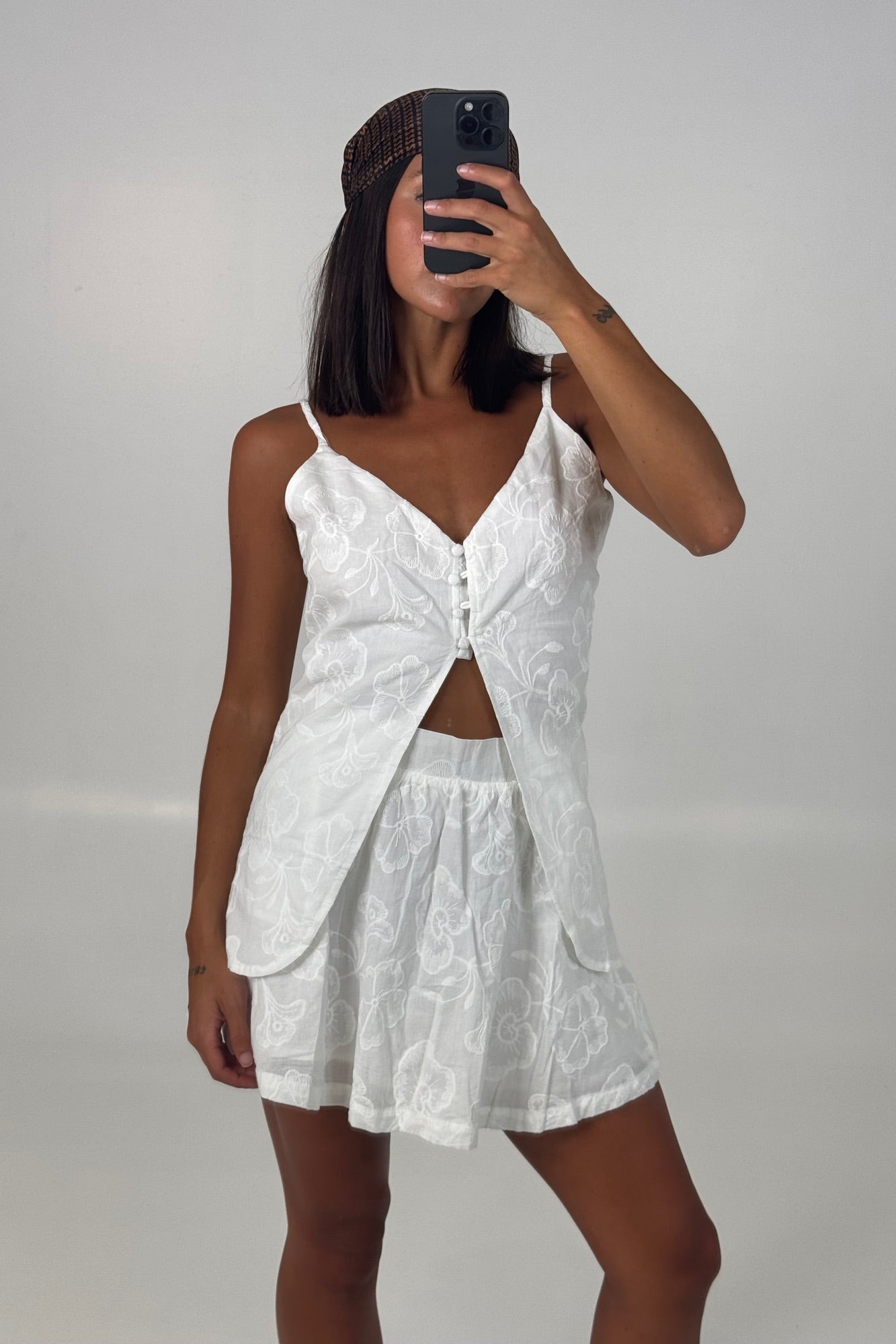 Zoya Skirt White - FINAL SALE