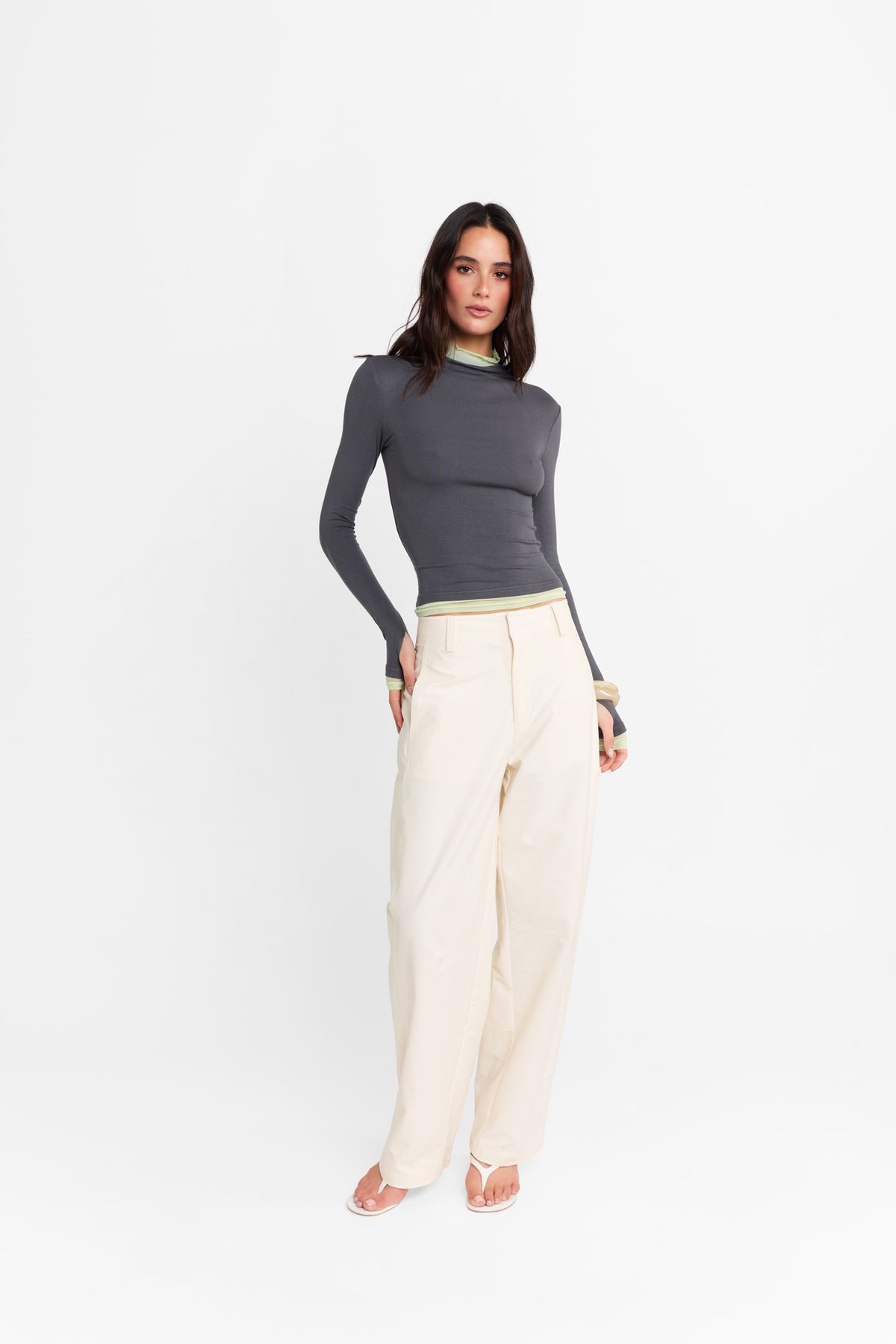 Dasha Top Charcoal