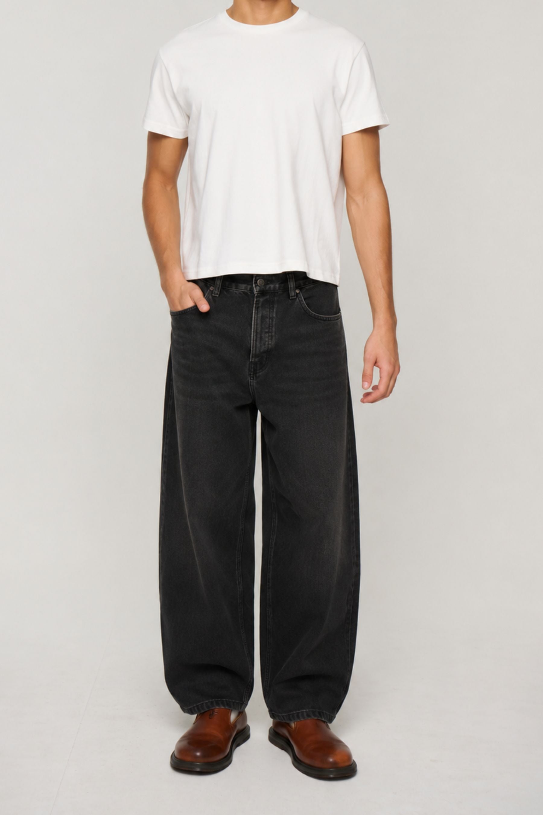 Kyle Wide Denim Black