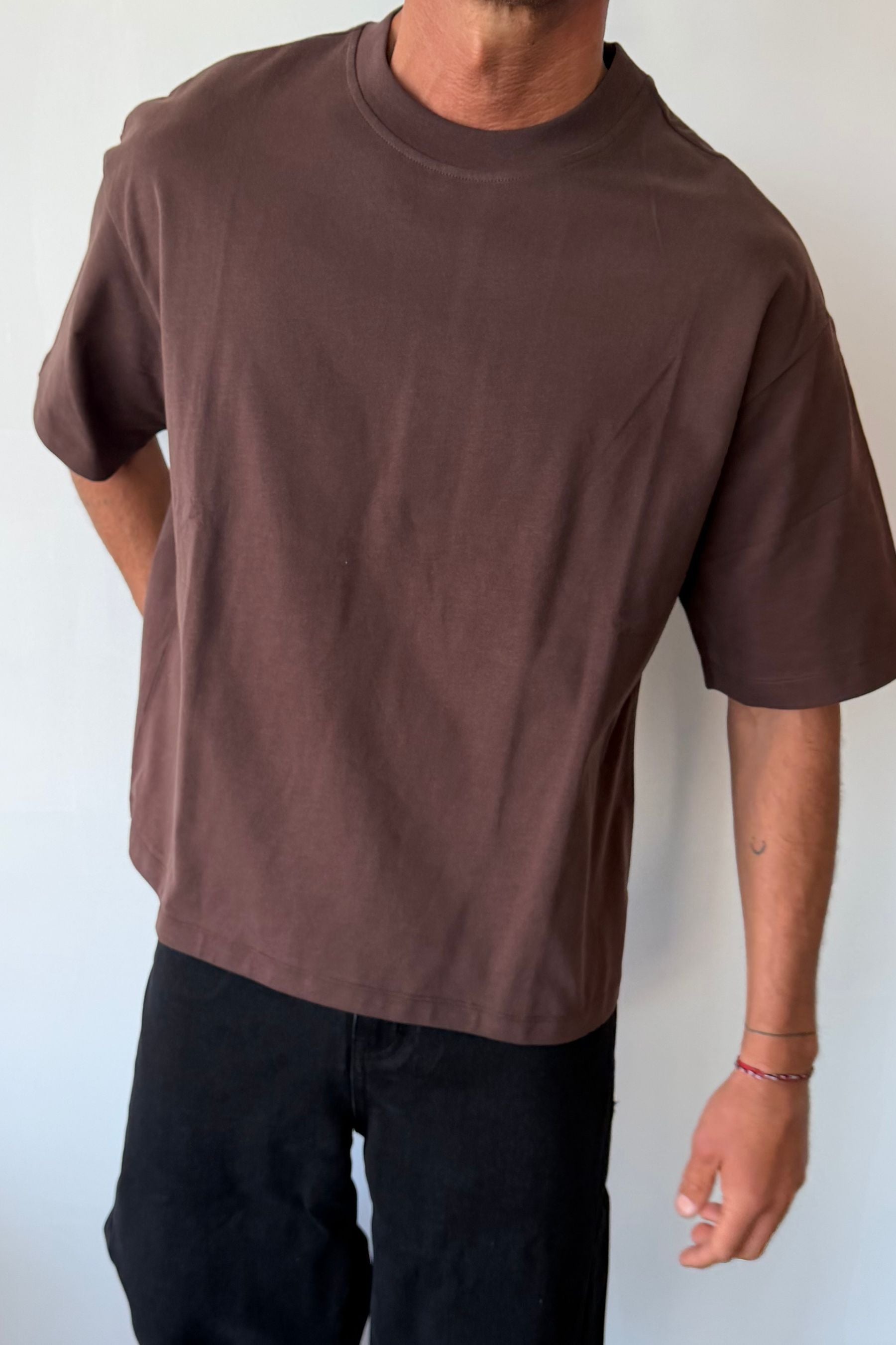 230G Cotton Premium Tee Choc