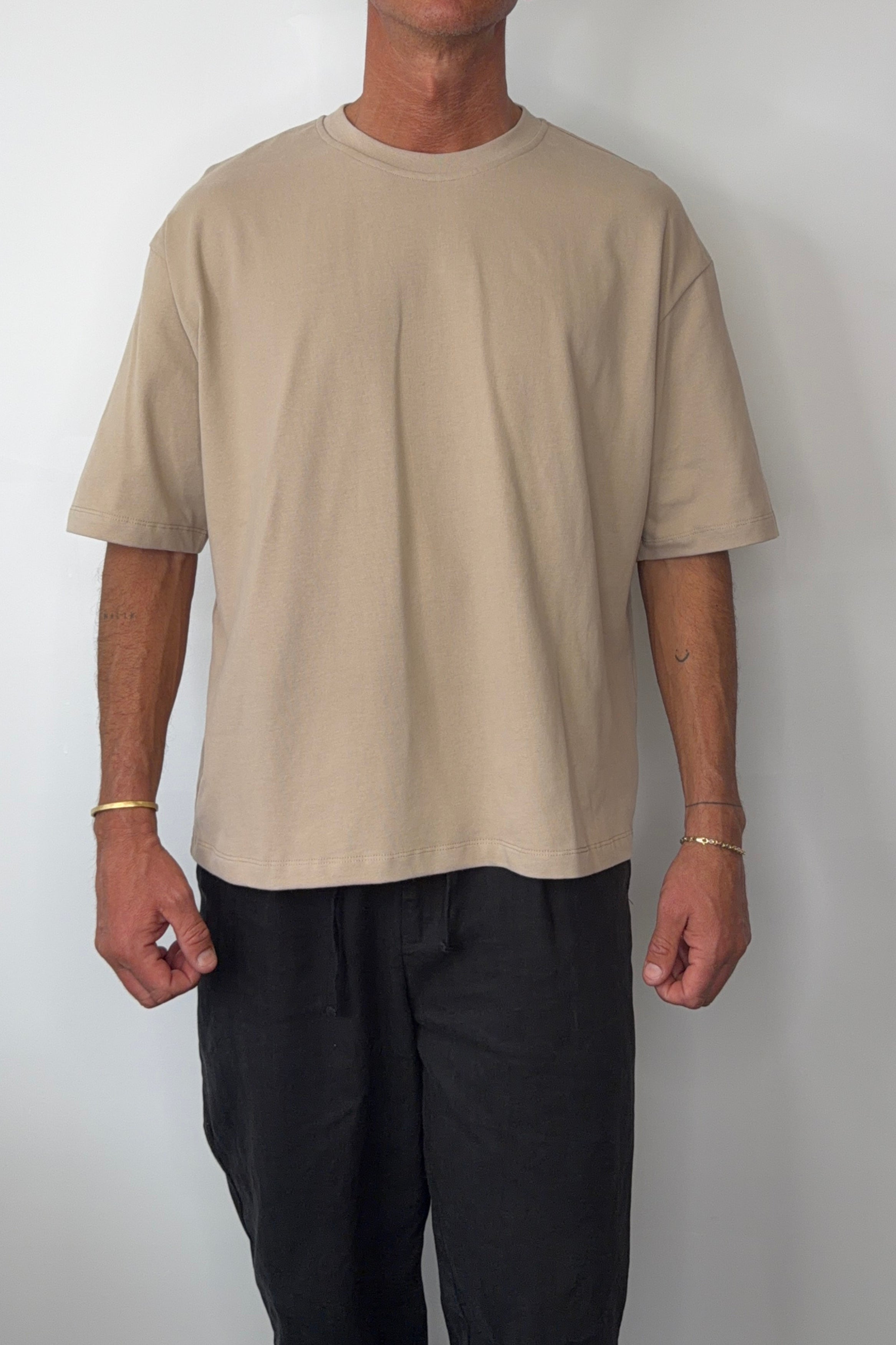230G Cotton Premium Tee Camel