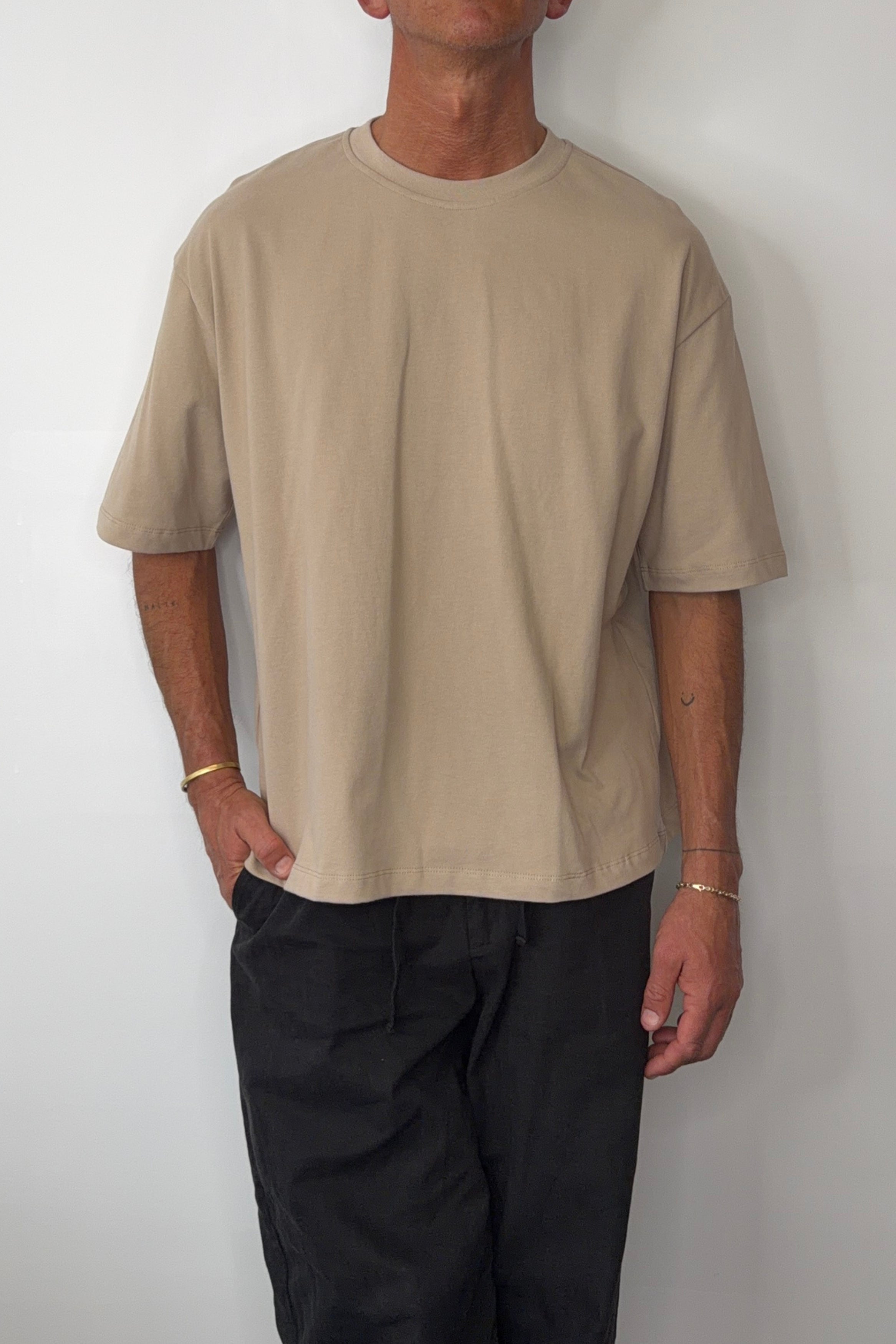 230G Cotton Premium Tee Camel