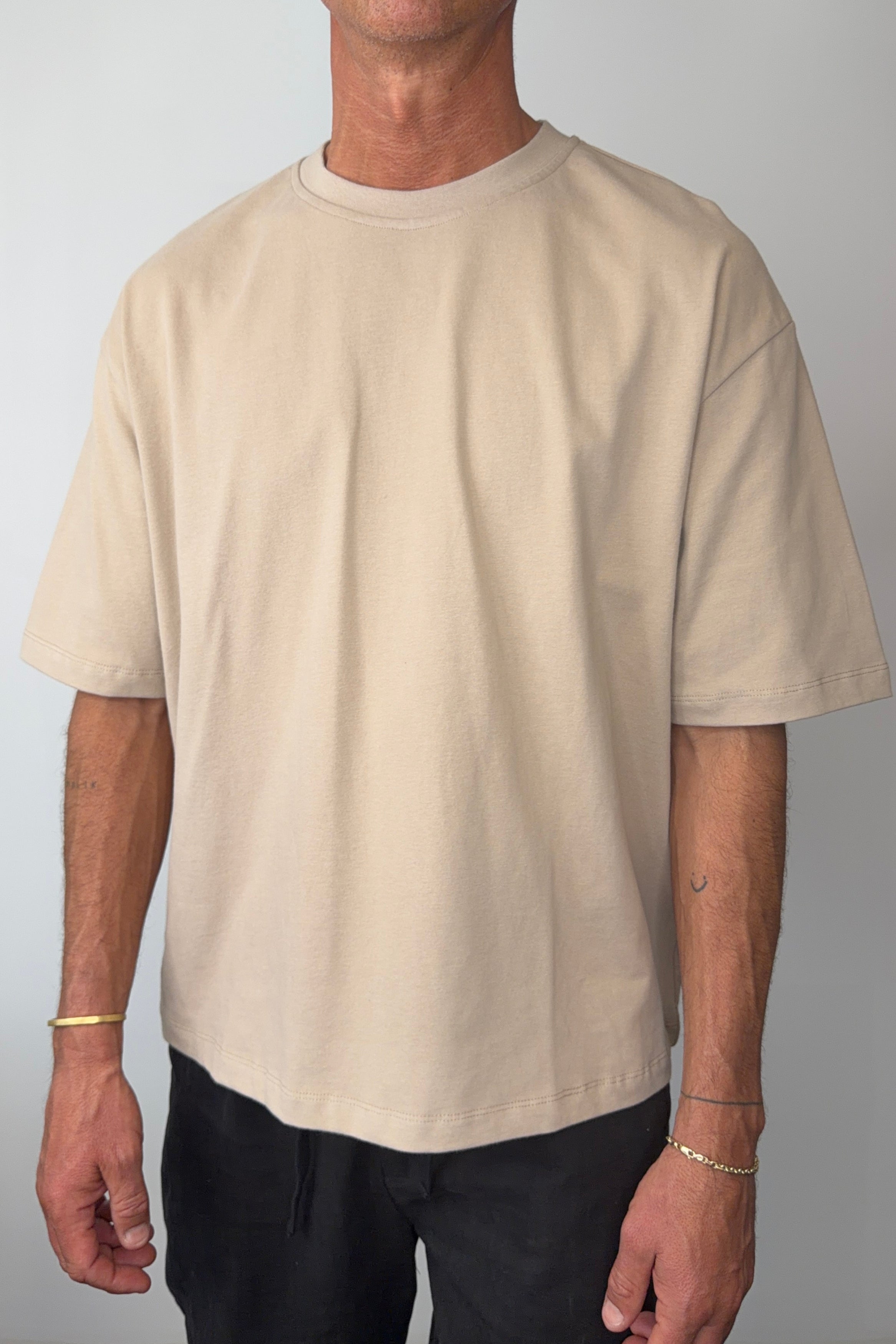 230G Cotton Premium Tee Camel