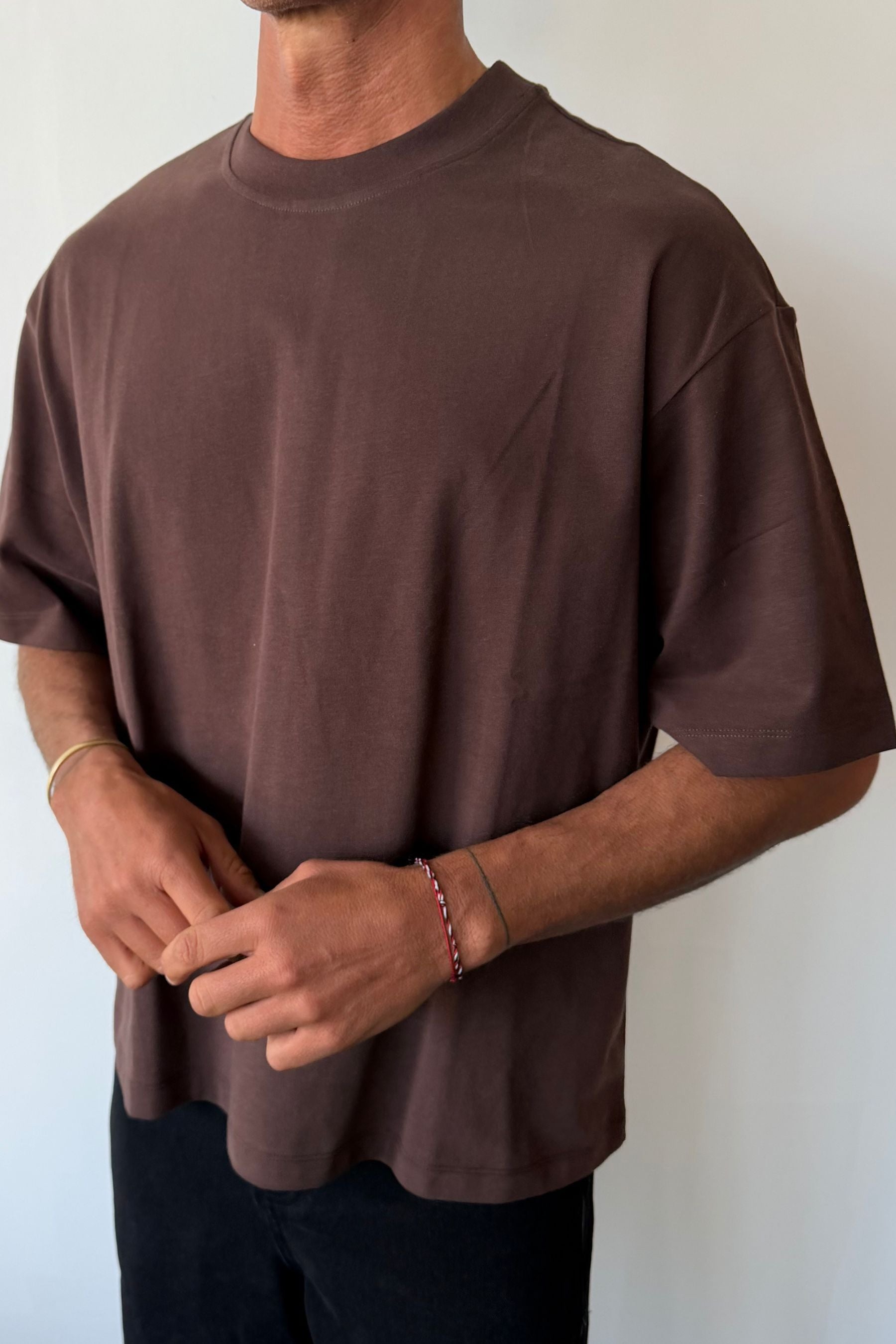 230G Cotton Premium Tee Choc