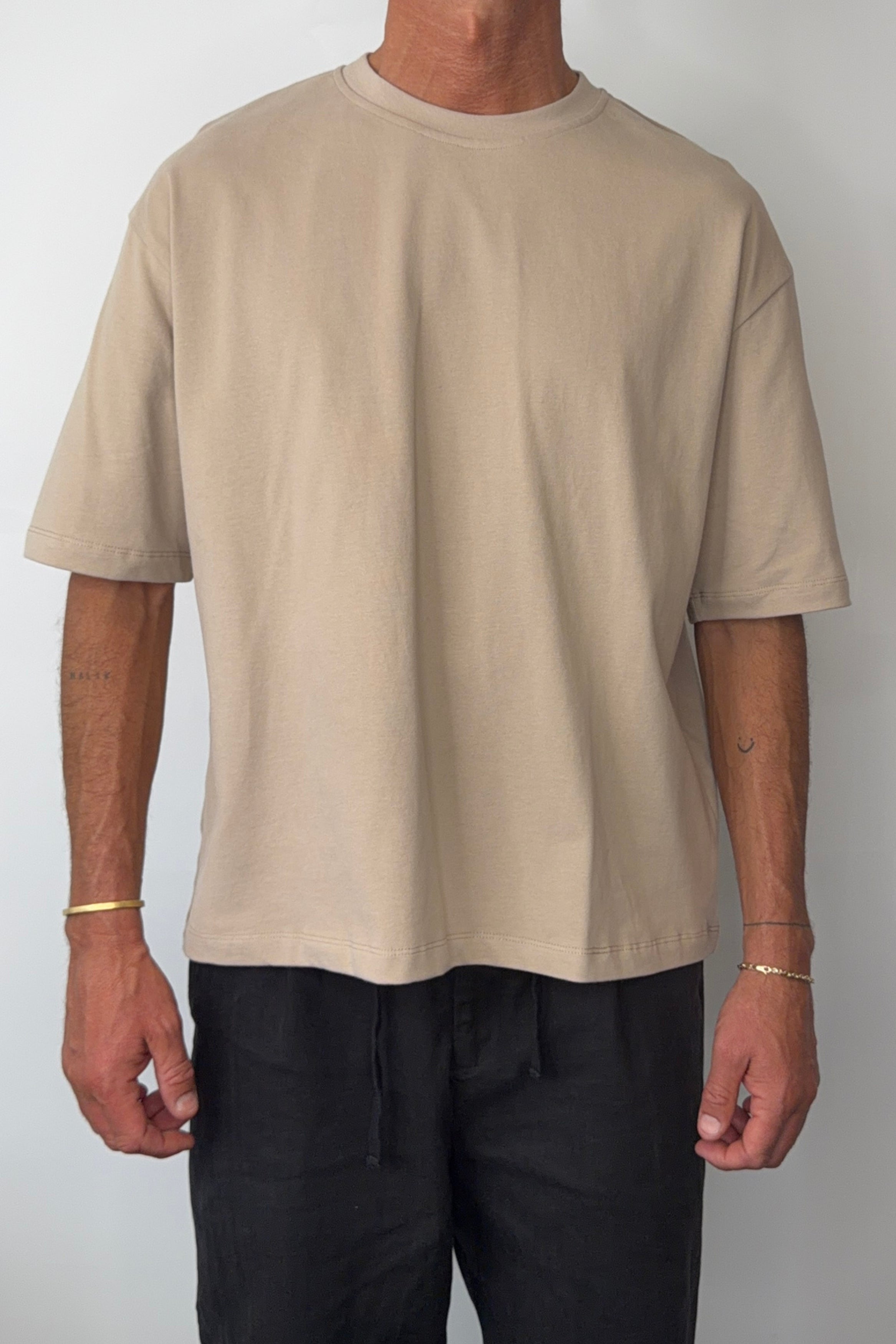 230G Cotton Premium Tee Camel