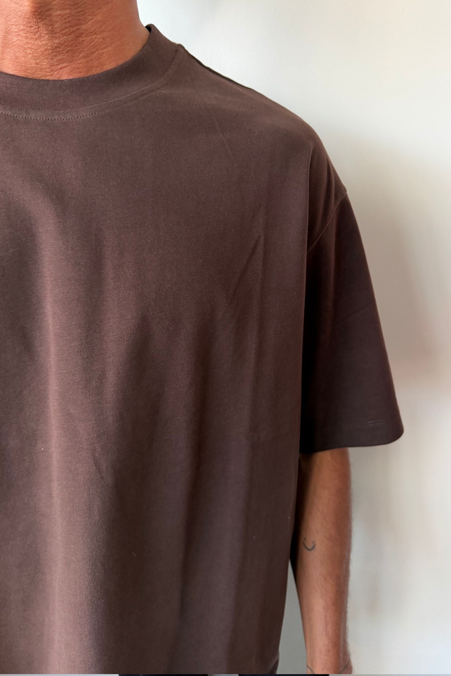 230G Cotton Premium Tee Choc