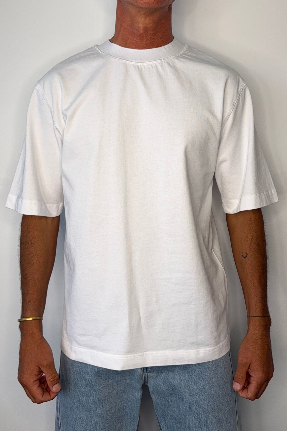 Bowie Cotton Tee White