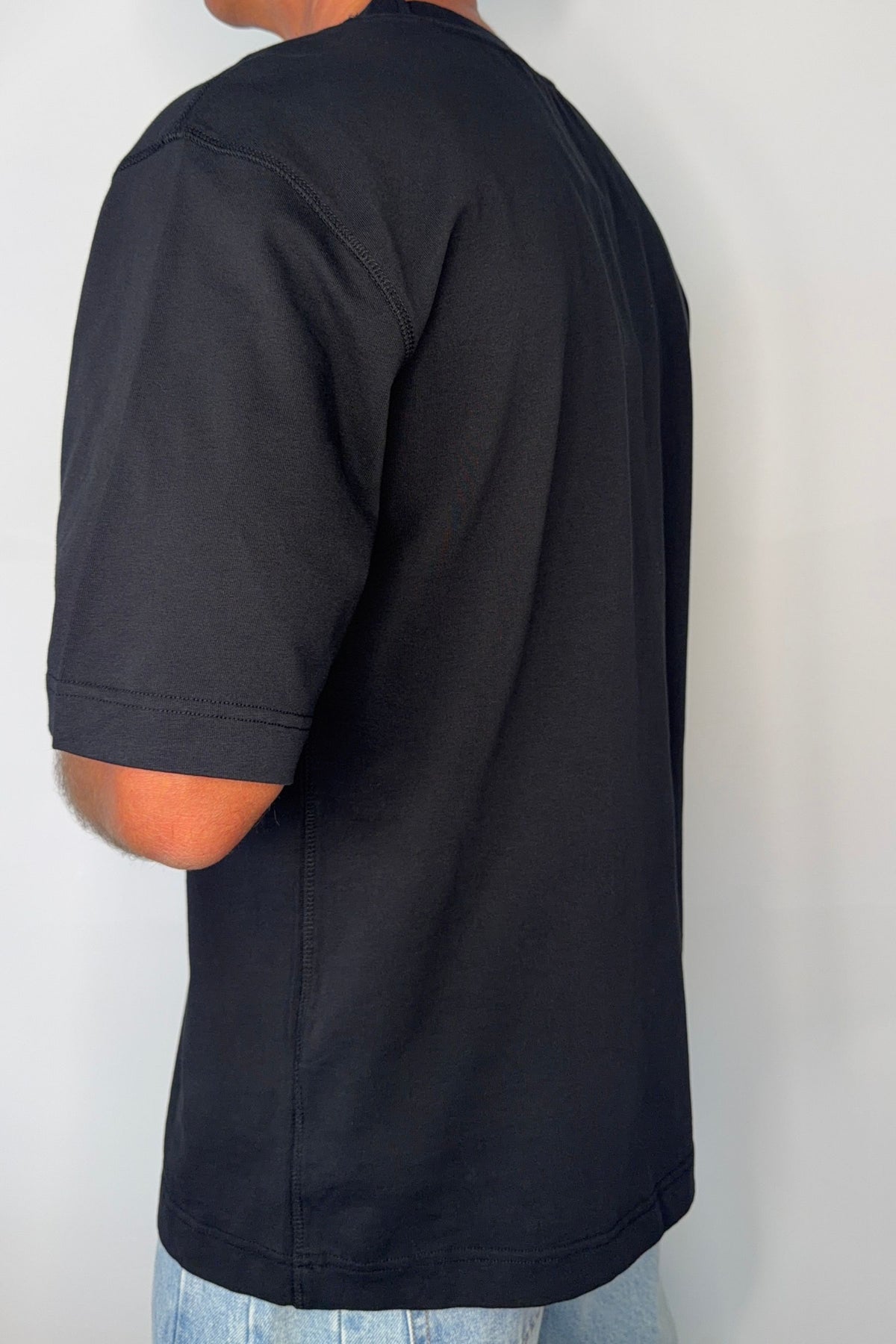 Bowie Cotton Tee Black