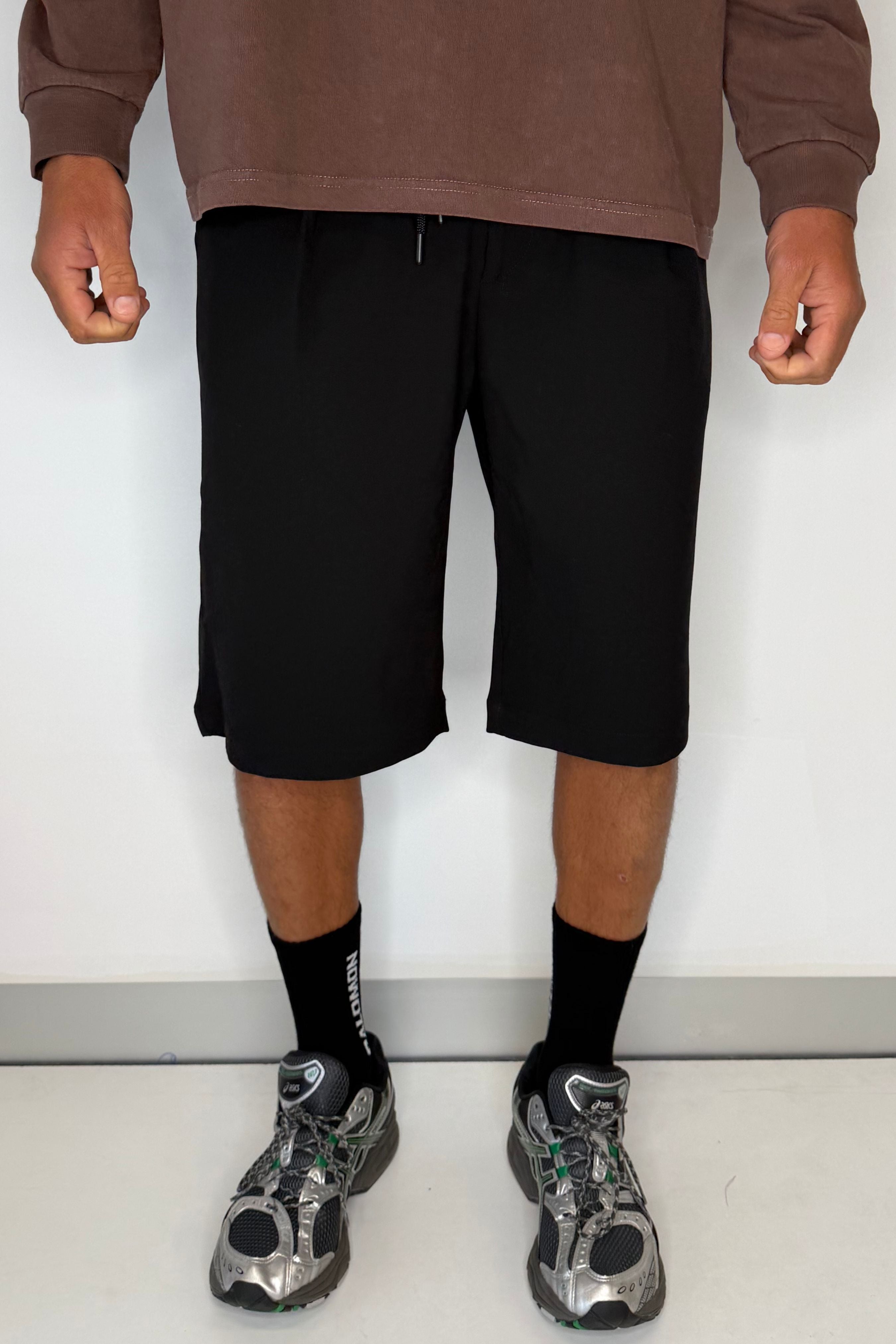 Alex Pleat Jort Black