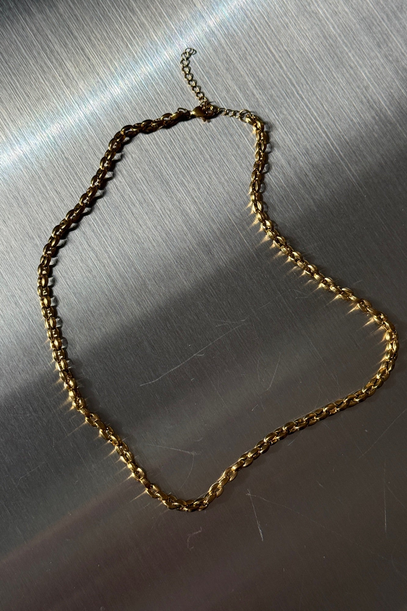 Vance Rope Necklace Gold