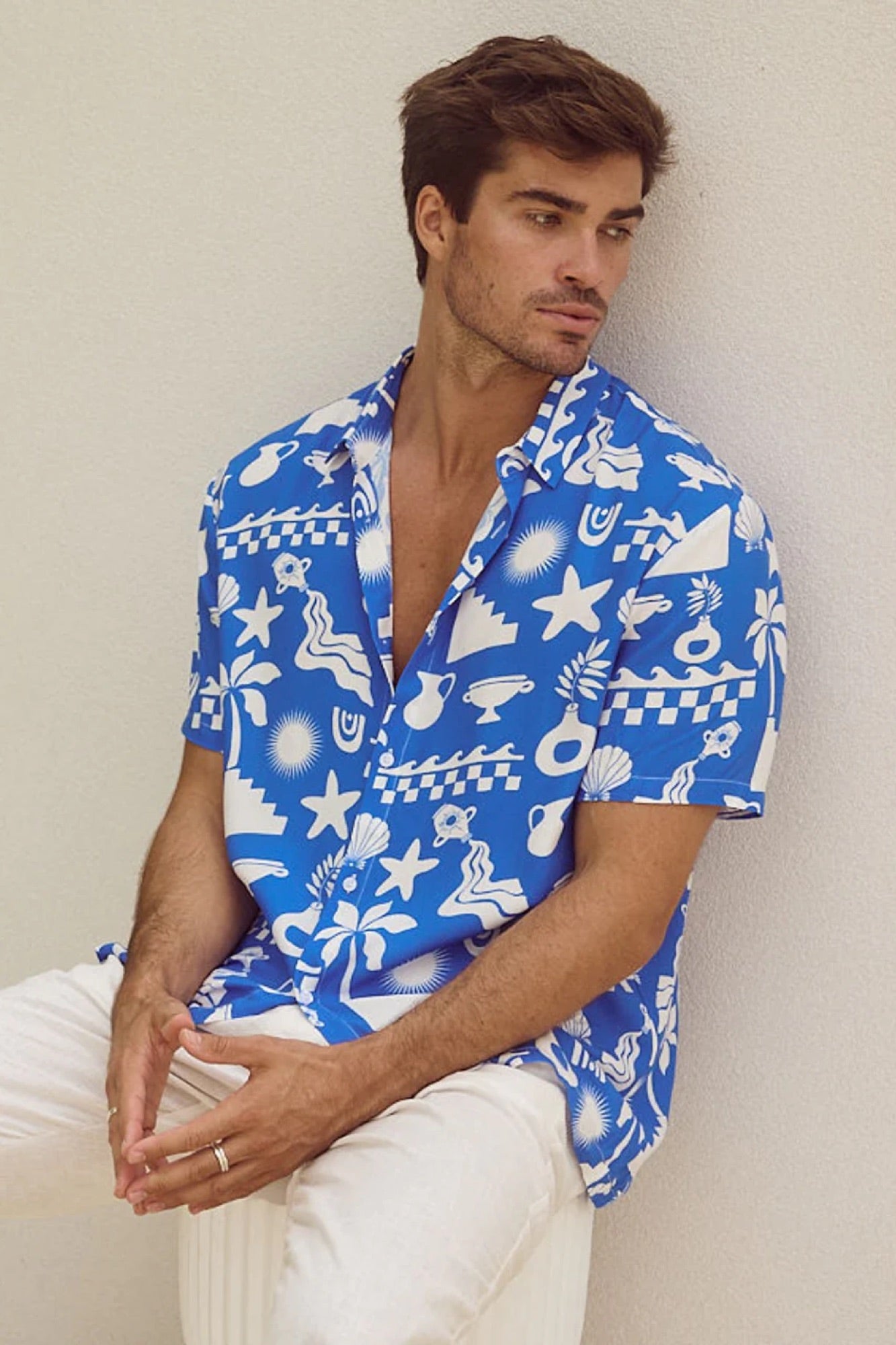 Matty Shirt Blue/White