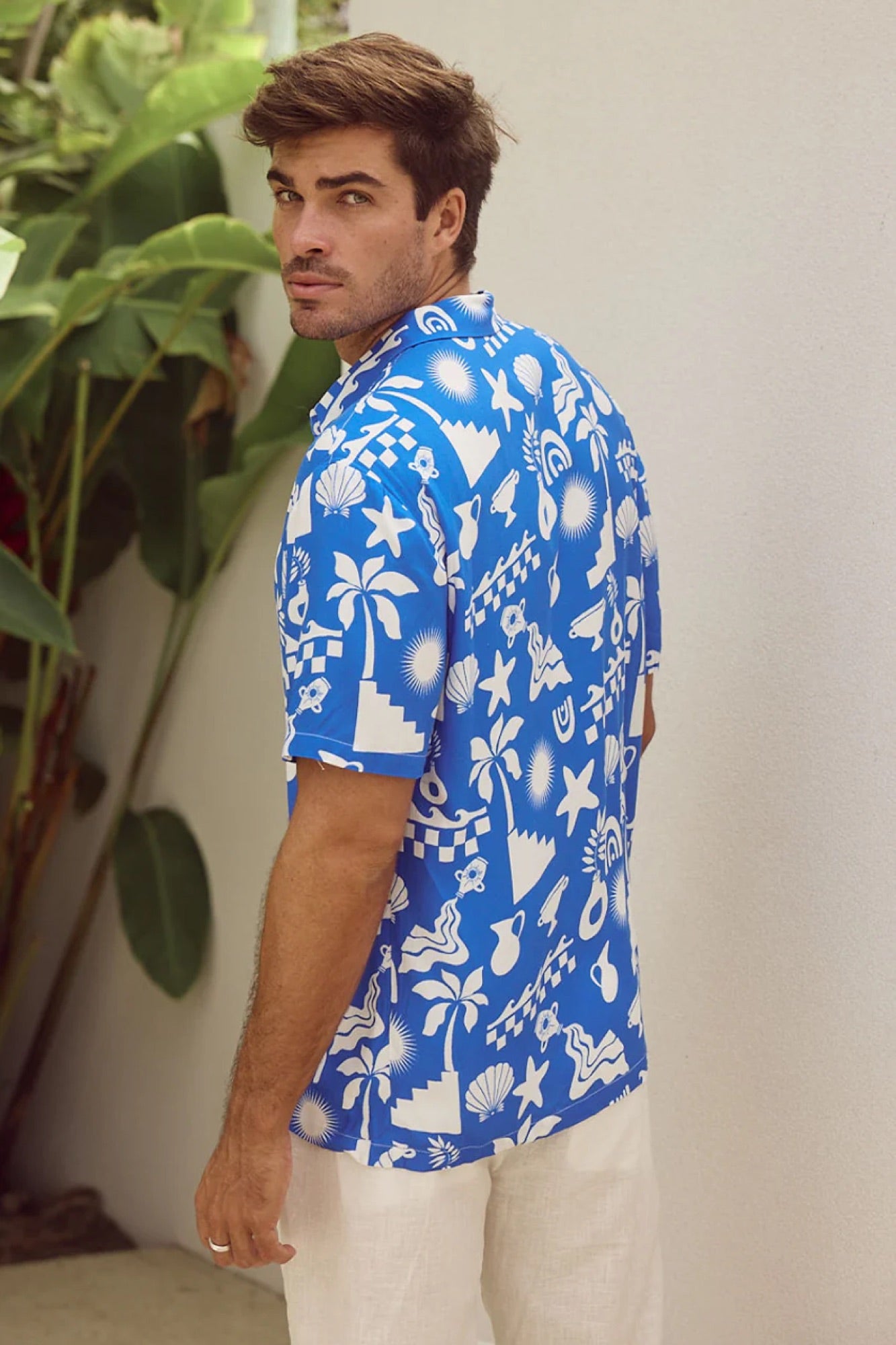 Matty Shirt Blue/White