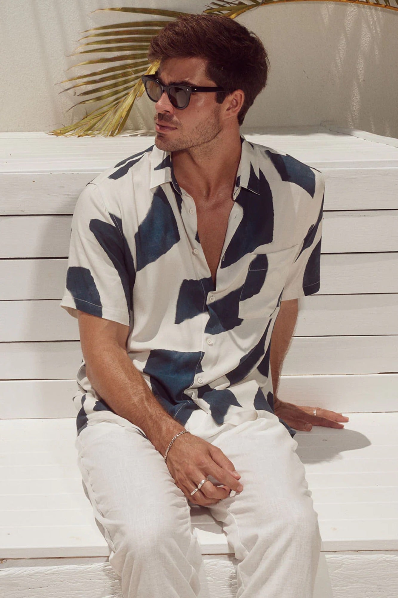 Lazure Shirt Navy Stone