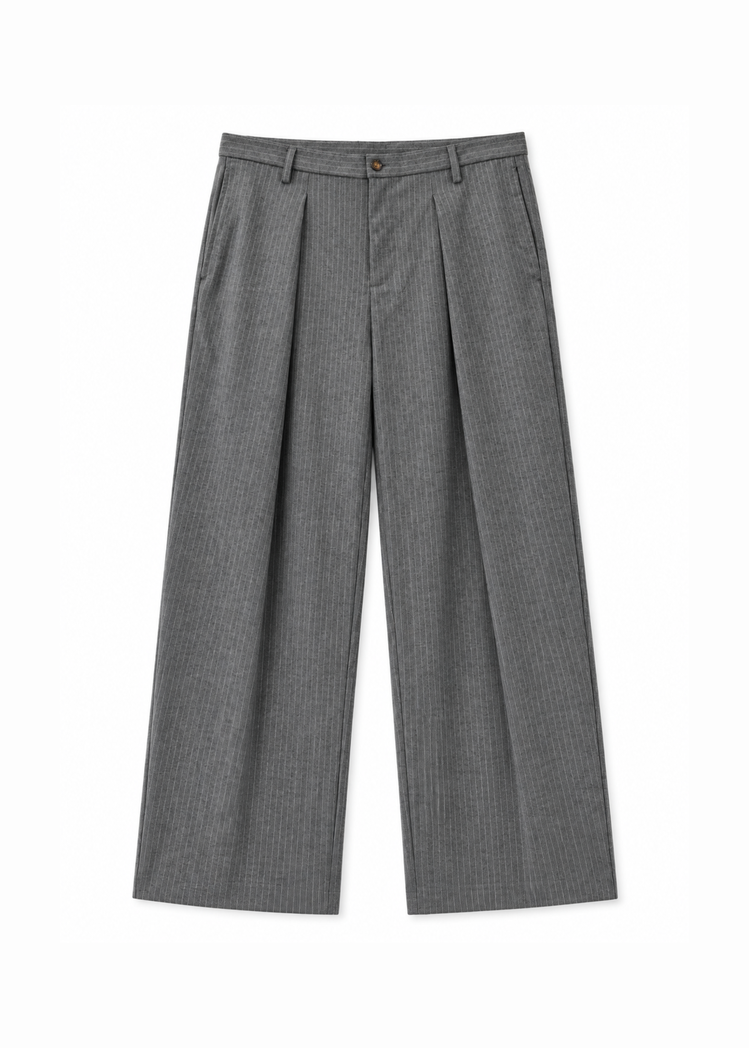 Josh Baggy Pant Grey Pinstripe