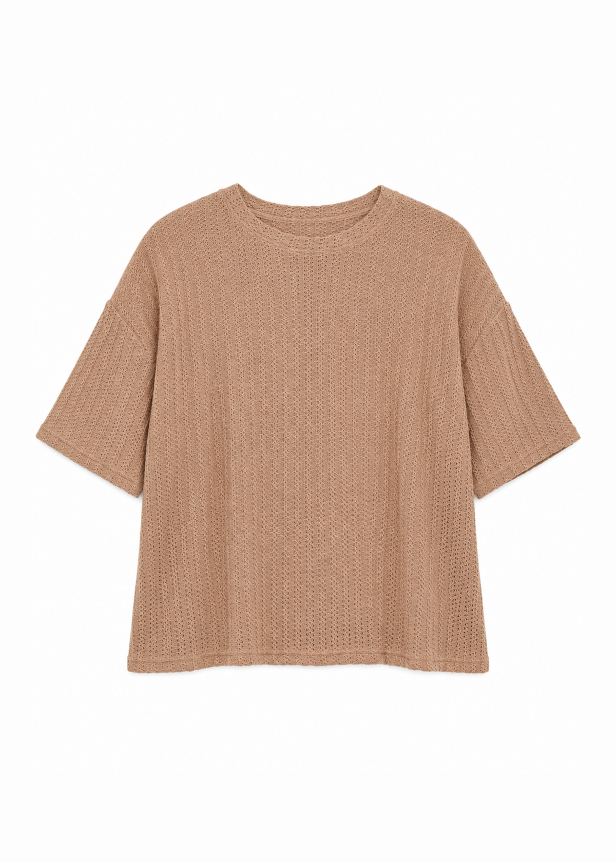 Vinnie Two Thread Stitch Tee Choc