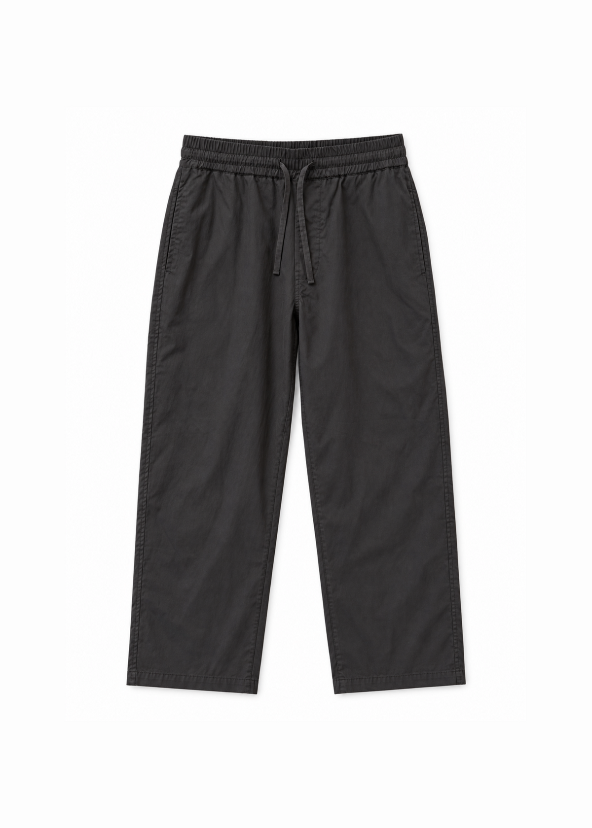 Cal Straight Cotton Pant Black