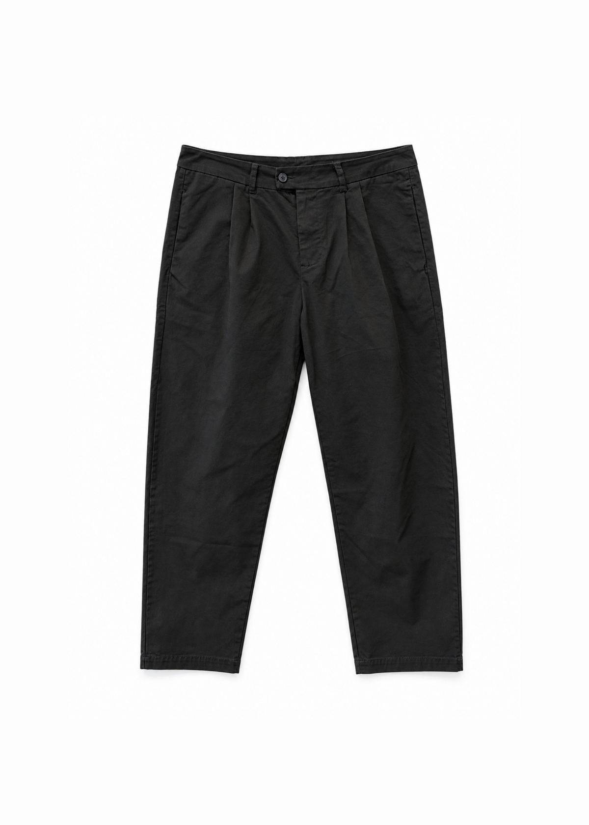 NTH Cropped Pleat Pant Black