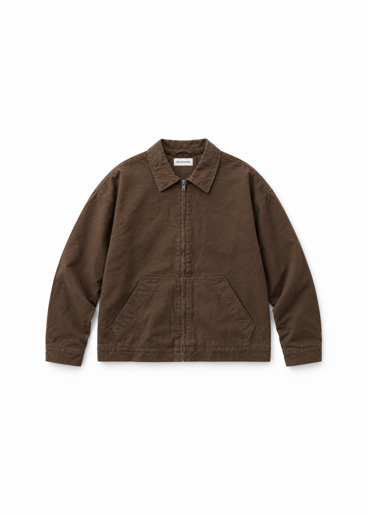 Collar Lined Jacket Dark Brown