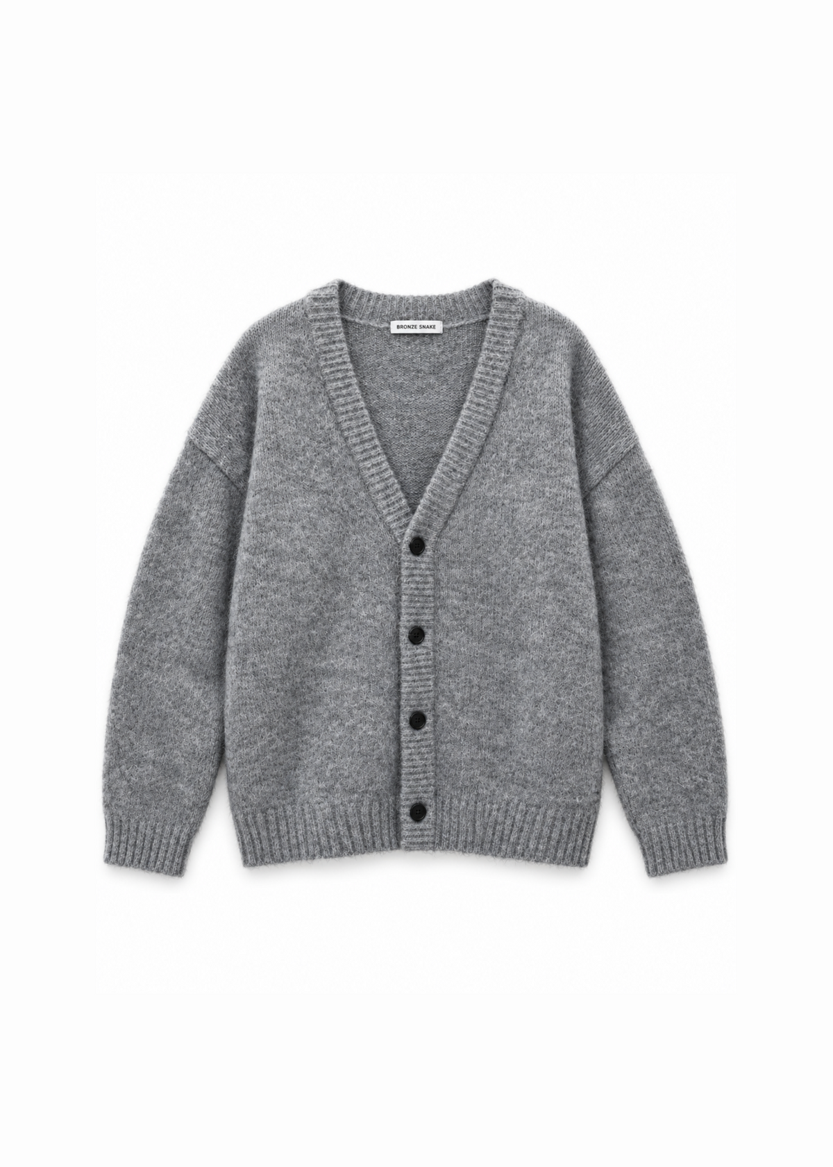 Knitted Oversize Cardigan Grey