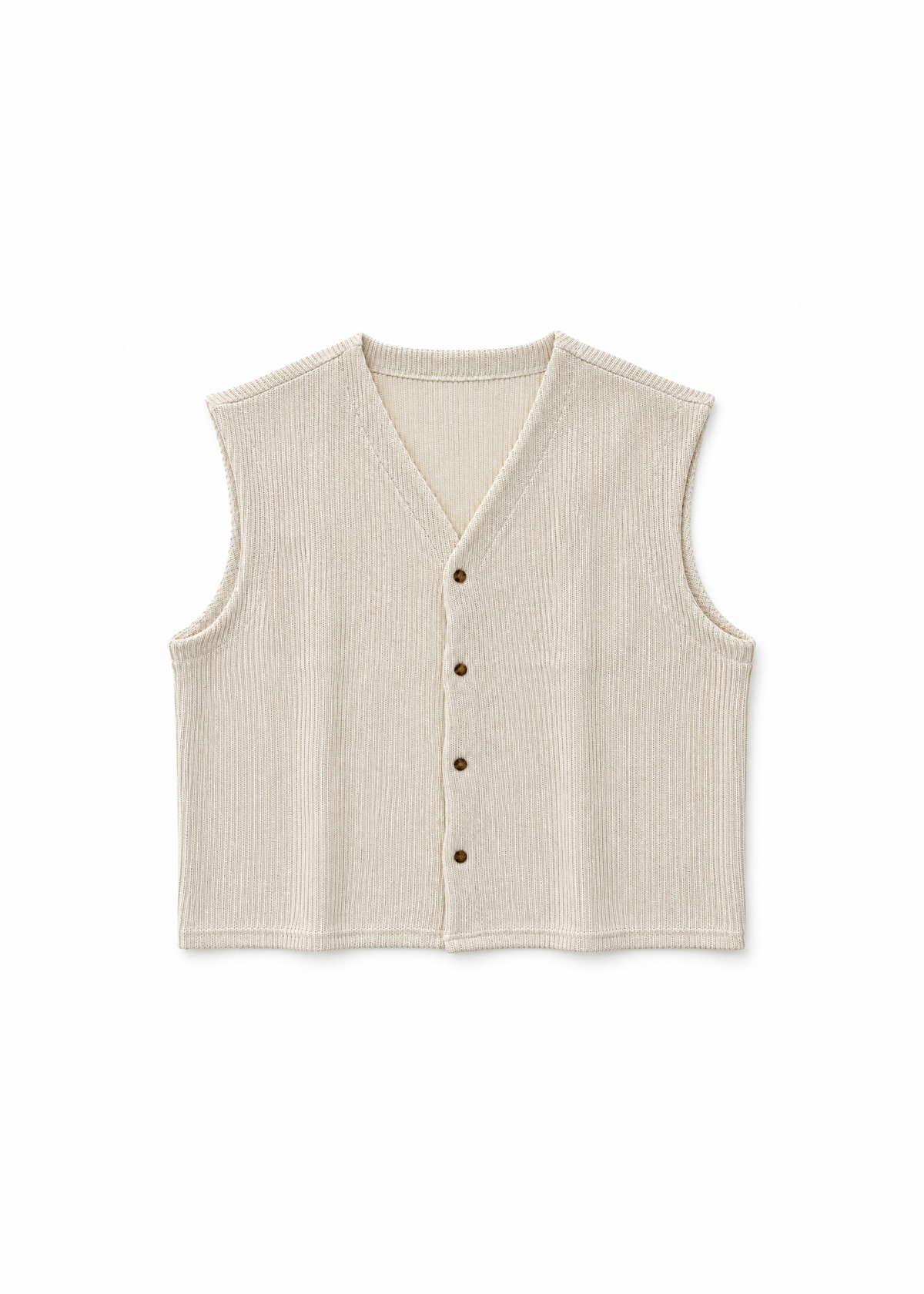 Cassius Knitted Vest Sand