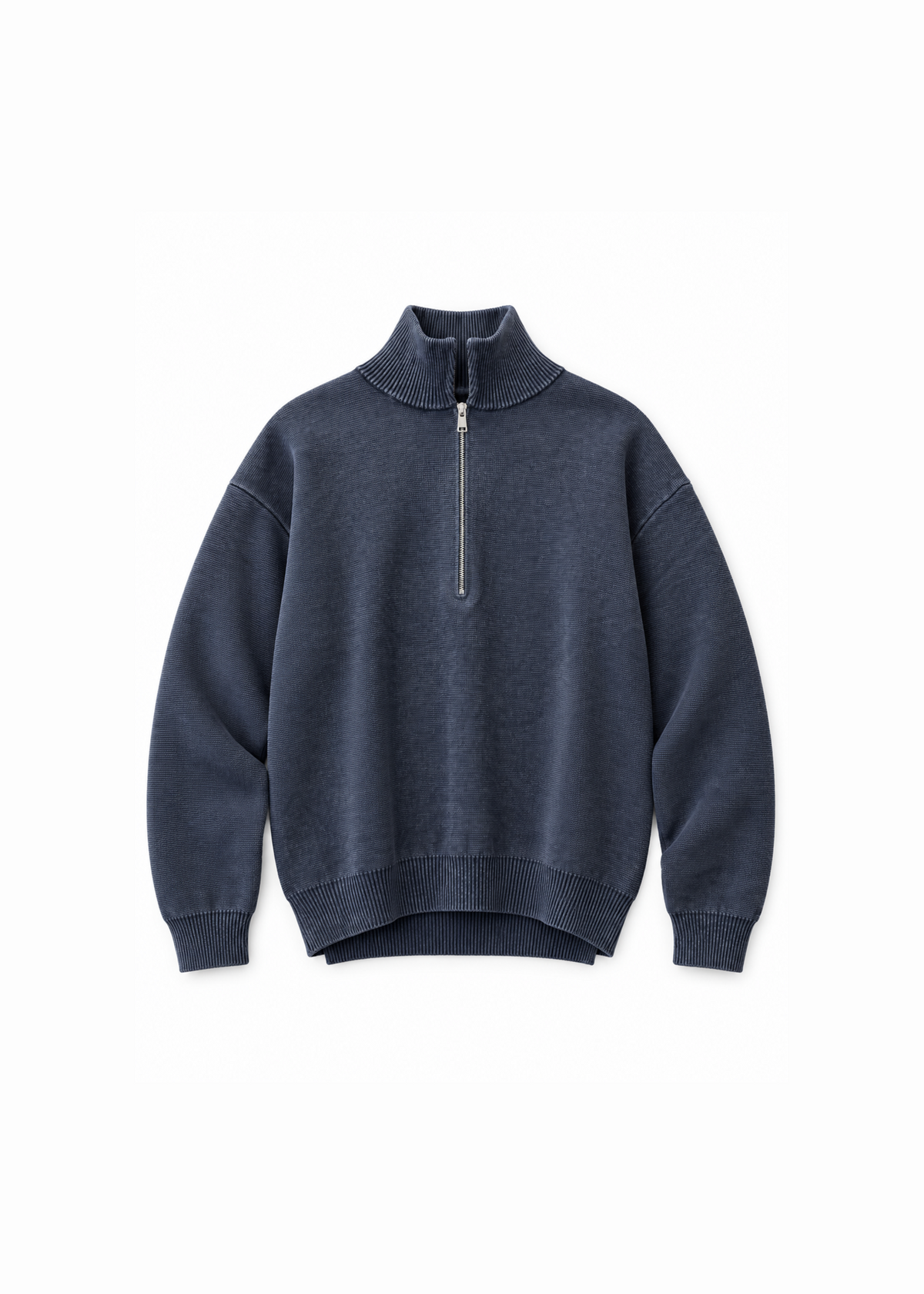 Calin Zip Up Knit Navy