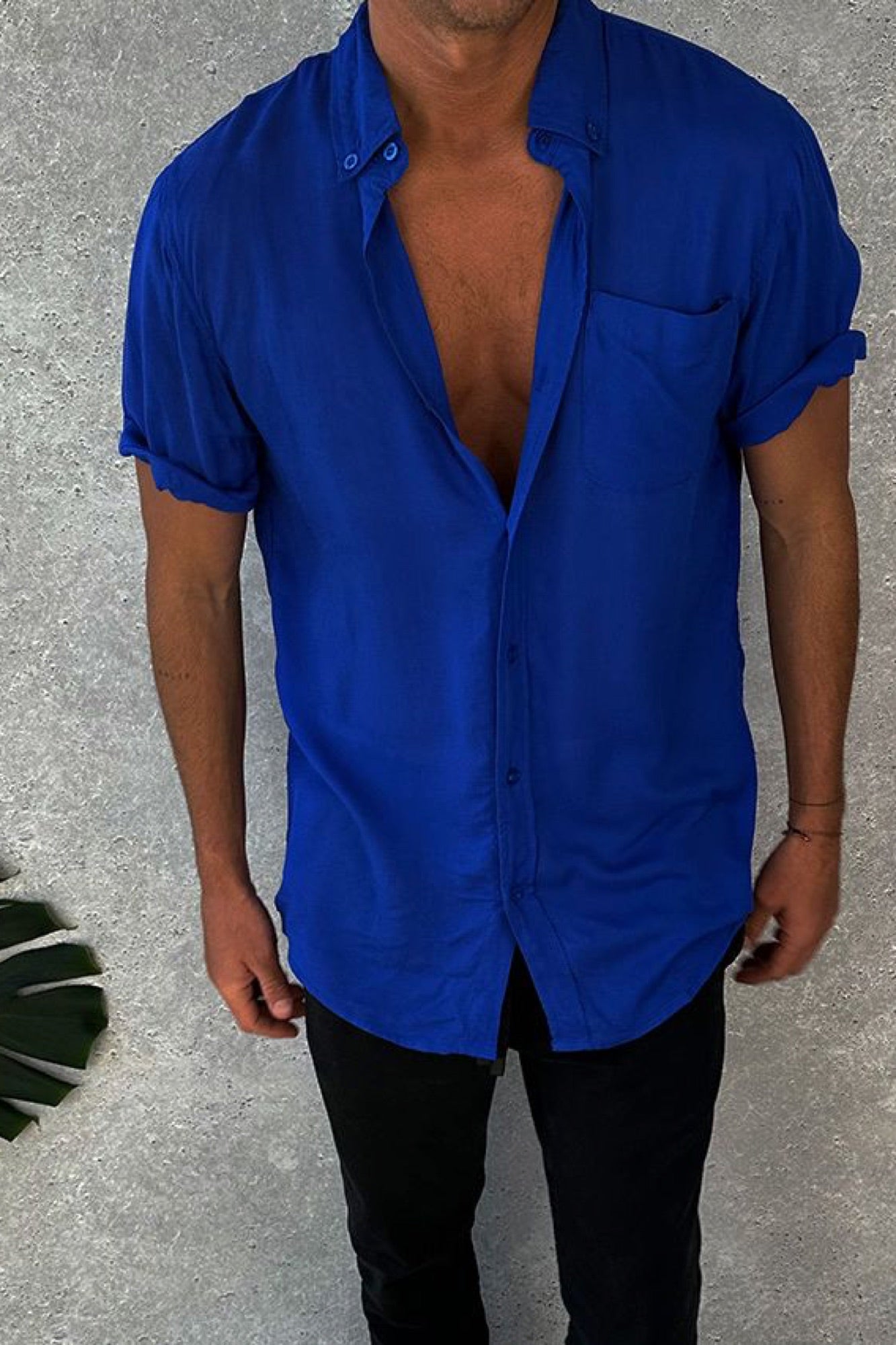 Jack Boating Shirt Cobalt Blue