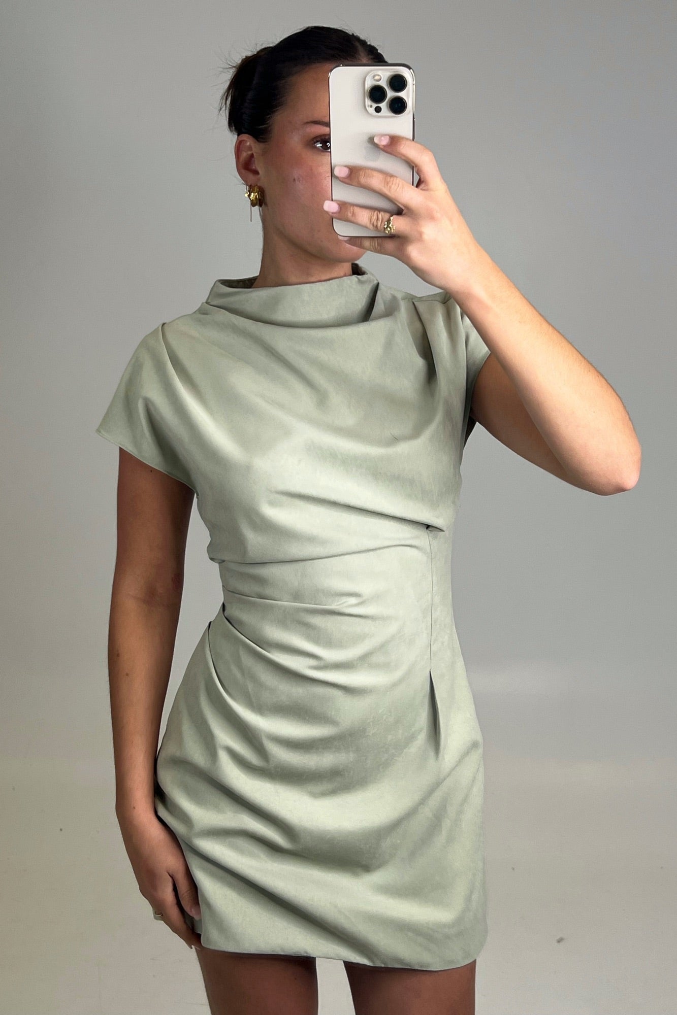 Ziah Mini Dress Matcha