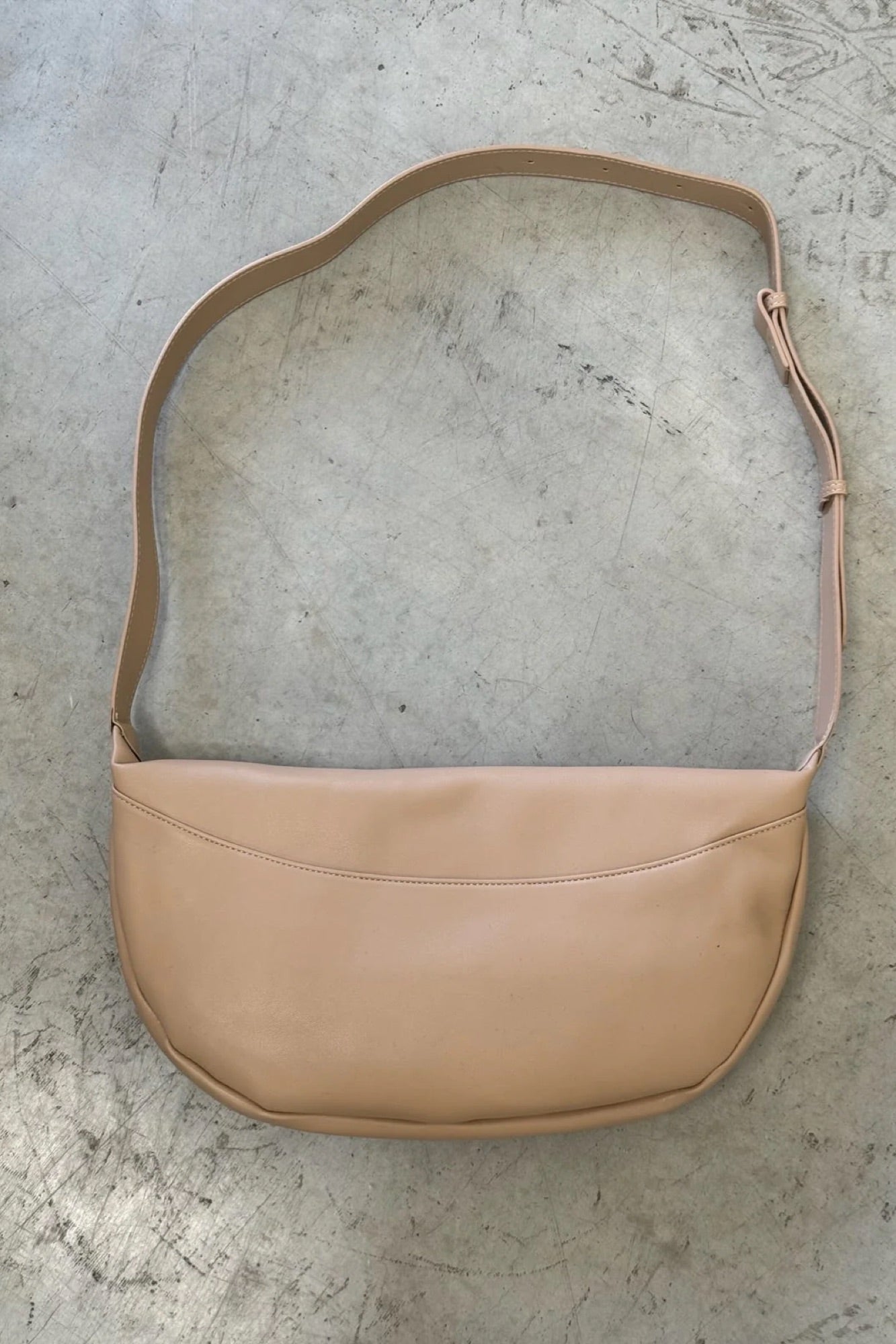 Hobo Crossbody Bag Beige - FINAL SALE
